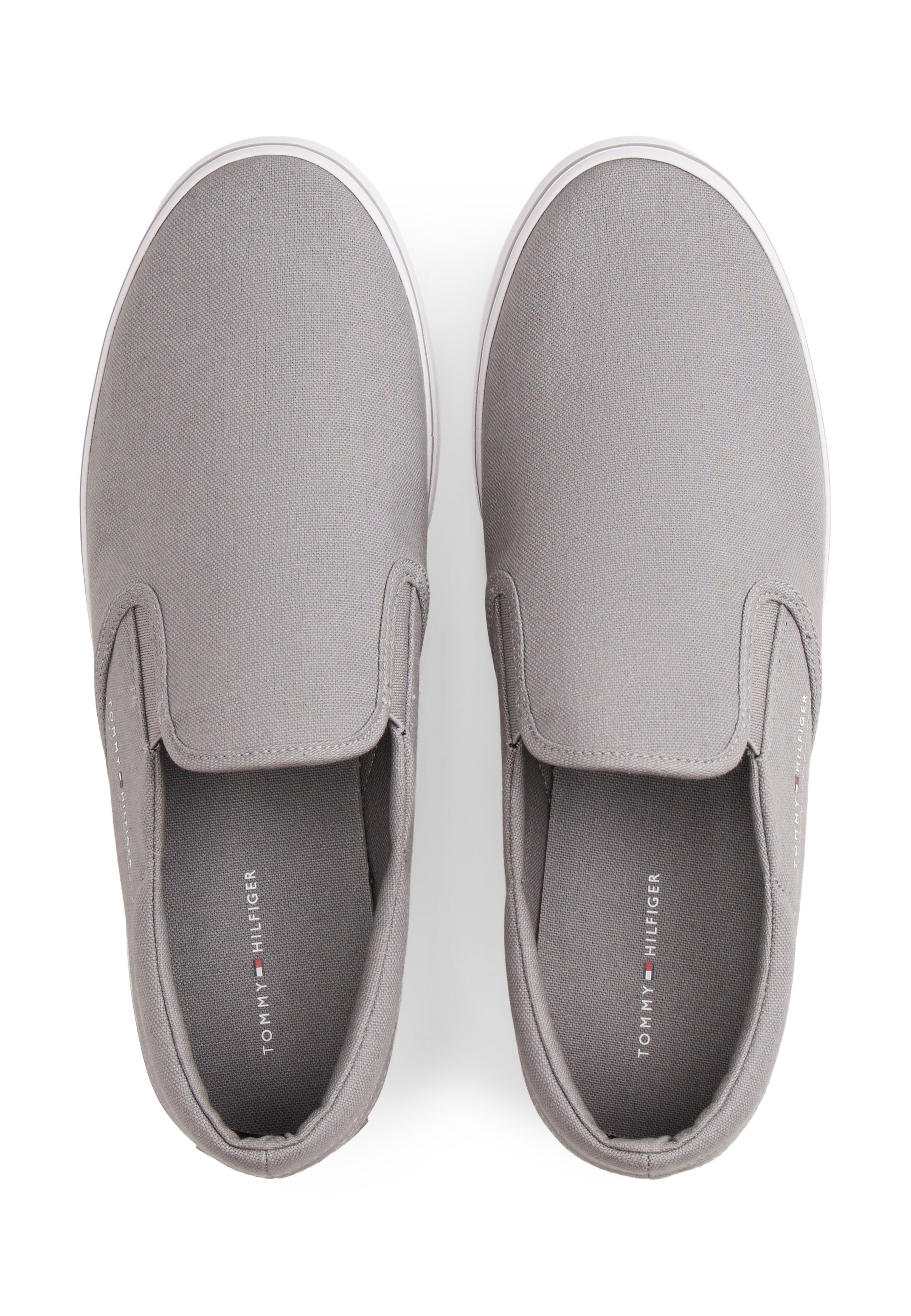 CANVAS SLIP-ON TRAINERS - Trainers - universal grey