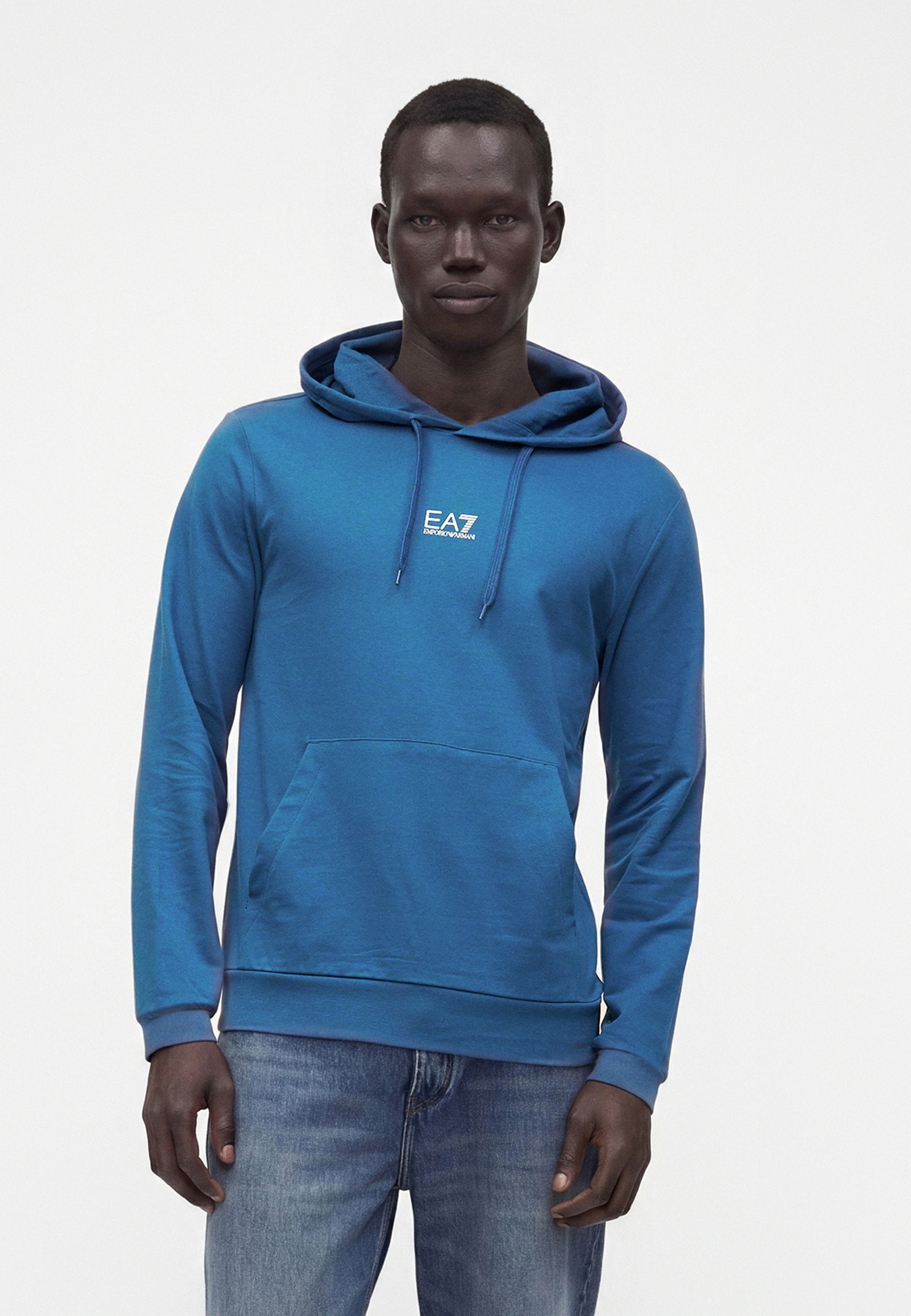 TRAIN CORE HOODIE - Hoodie - dark blue