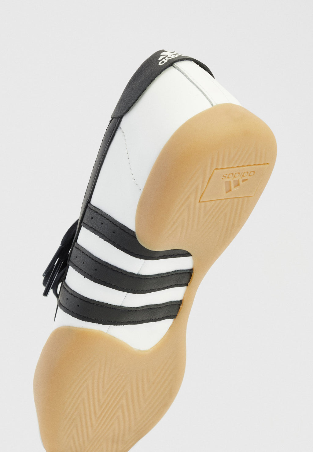 TAEKWONDO MEI BALLERINA - Ankle strap ballet pumps - cloud white/core black/gum