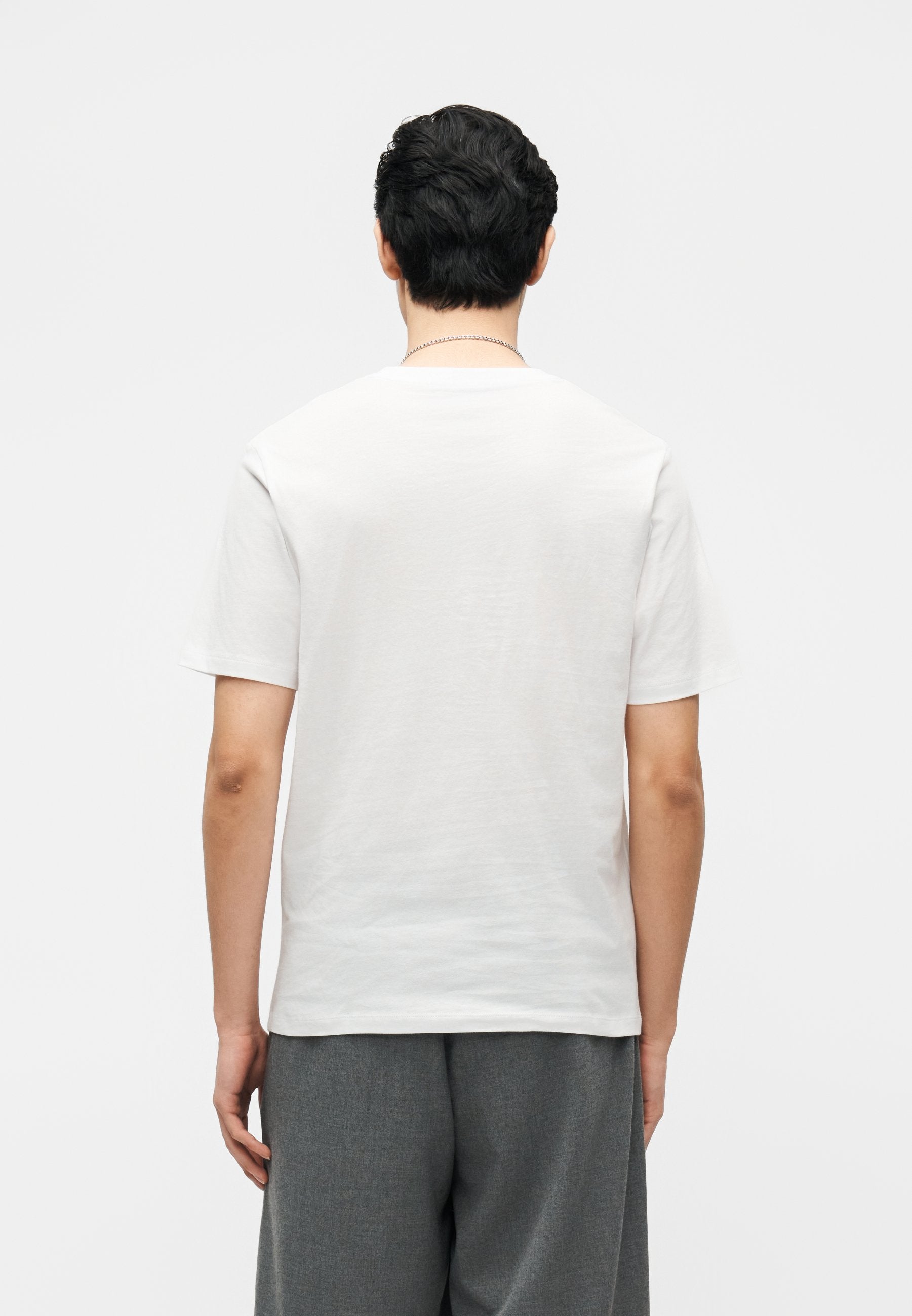 JJSEATTLE TEE CREW NECK - Basic T-shirt - bright white