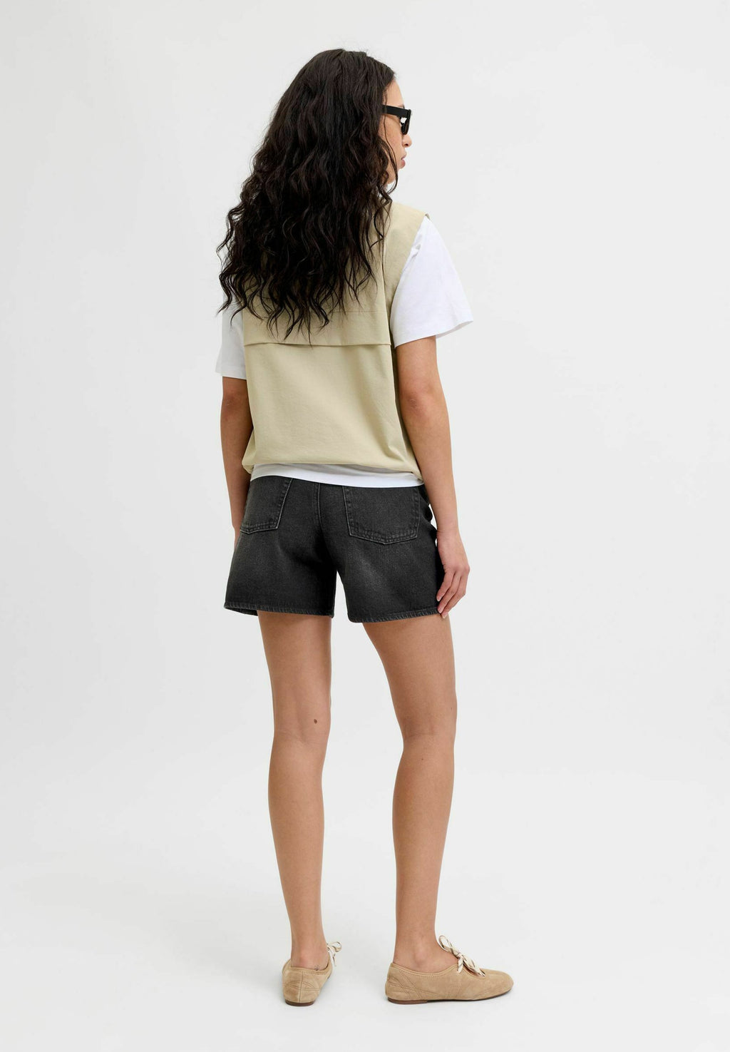 Denim JXSEVILLE Denim - Denim shorts - black denim
