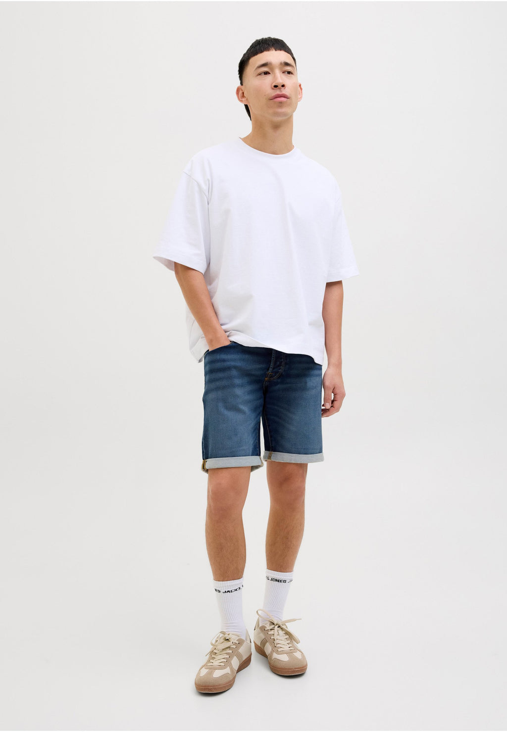 Denim Regular Fit - Denim shorts - blau
