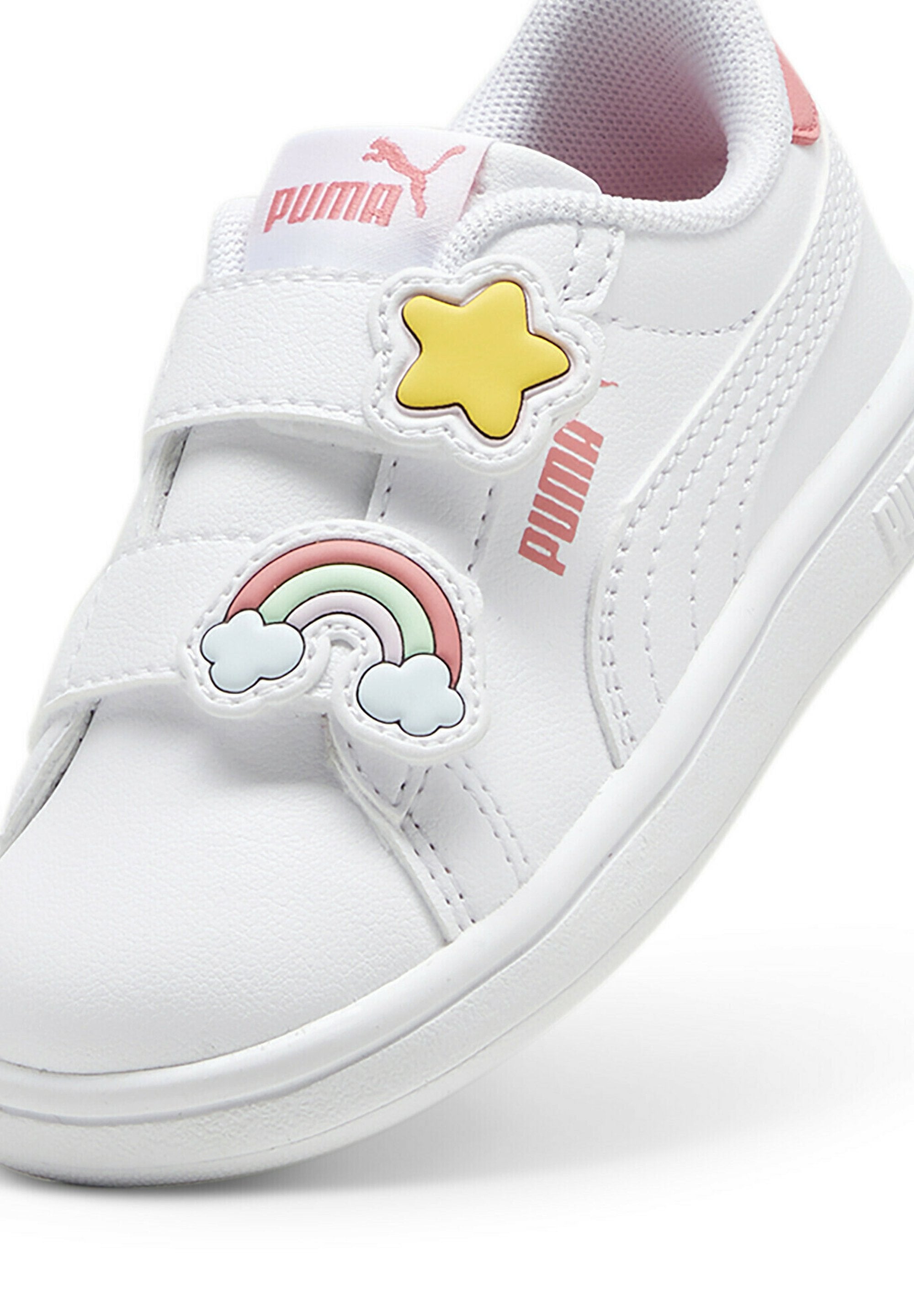 SMASH - Baby shoes - white-passionfruit