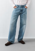 Jean ample - denim bleu clair