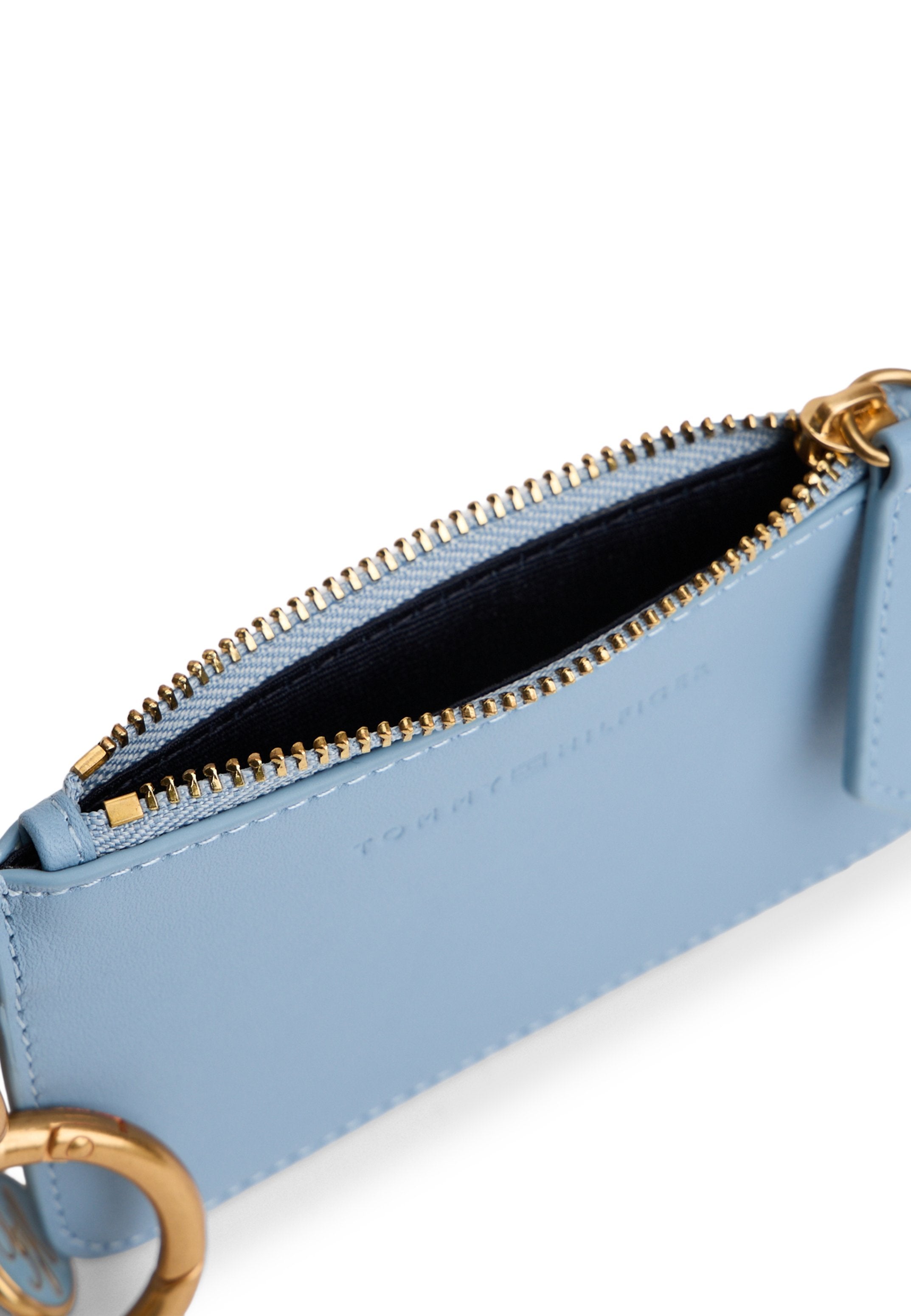 MULTI CHARM LEATHER KEYRING PURSE - Keyring - light blue