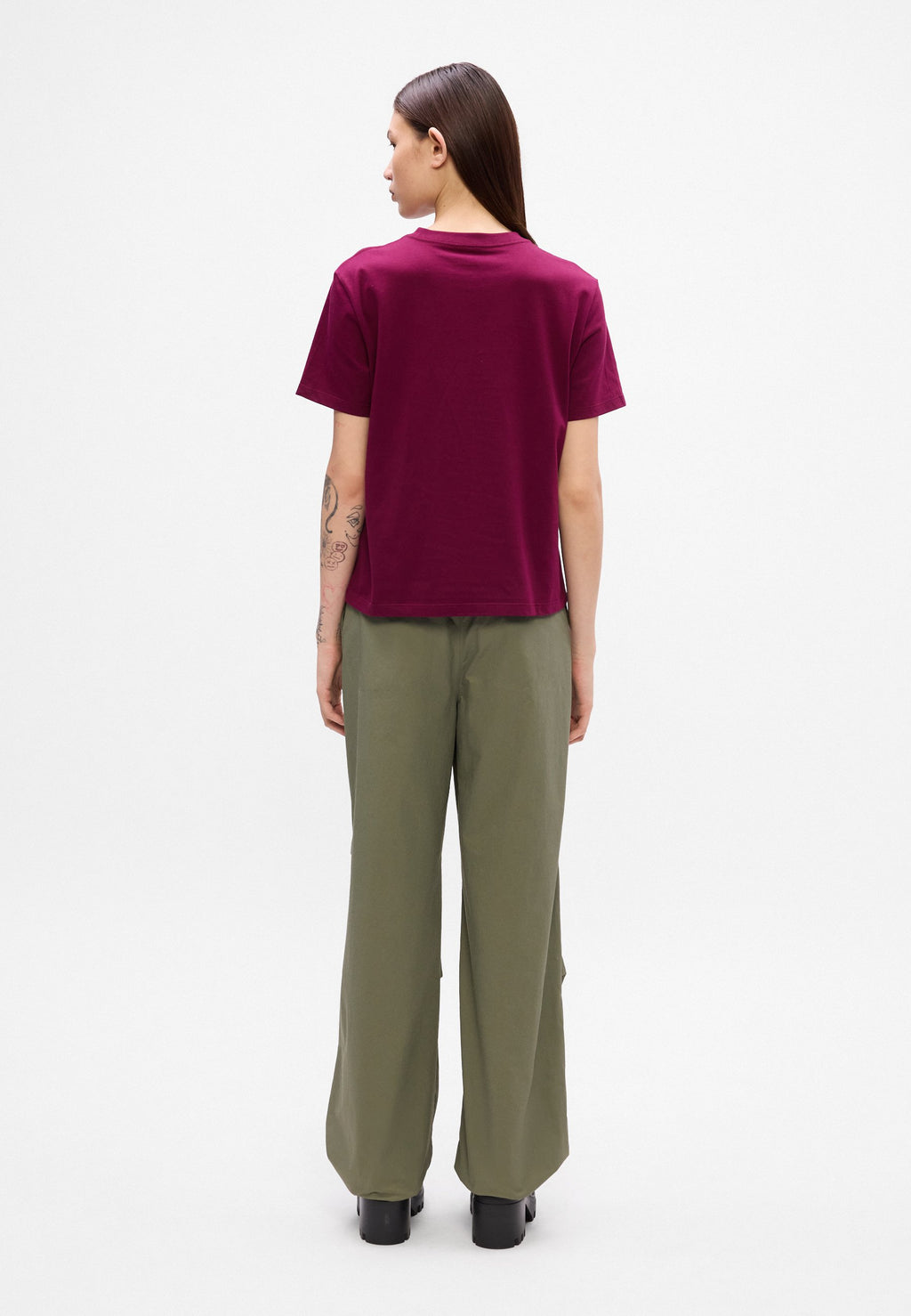 CLASSIC FOIL TEE - Print T-shirt - berry glaze