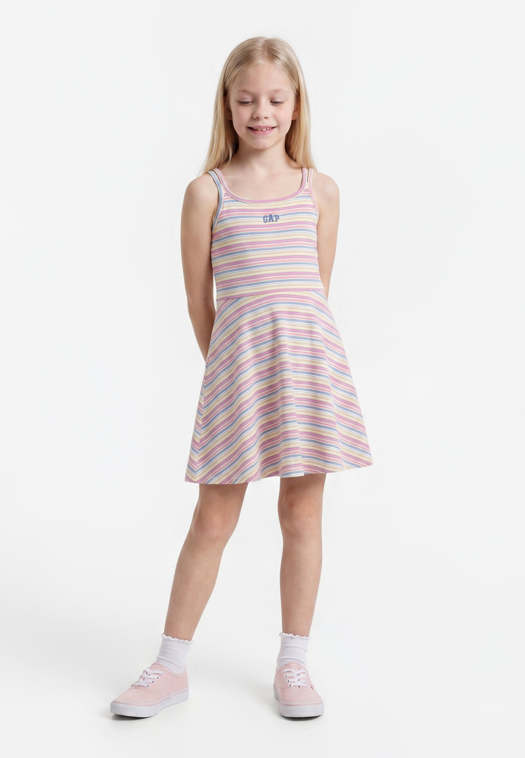 LOGO TANK DRESS - Jersey dress - multi-coloured