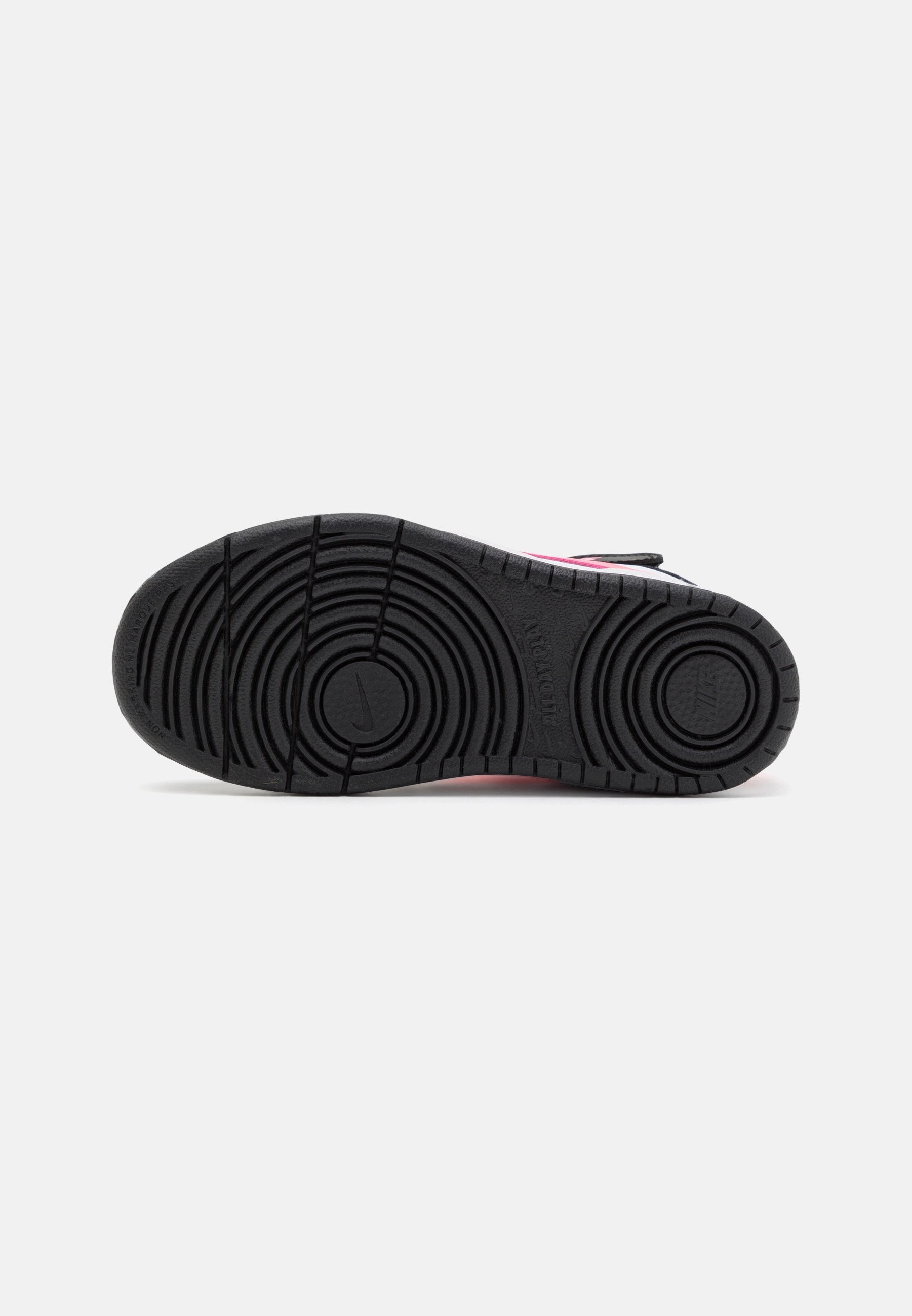 COURT BOROUGH MID 2 UNISEX - High-top trainers - black/sunset pulse/white