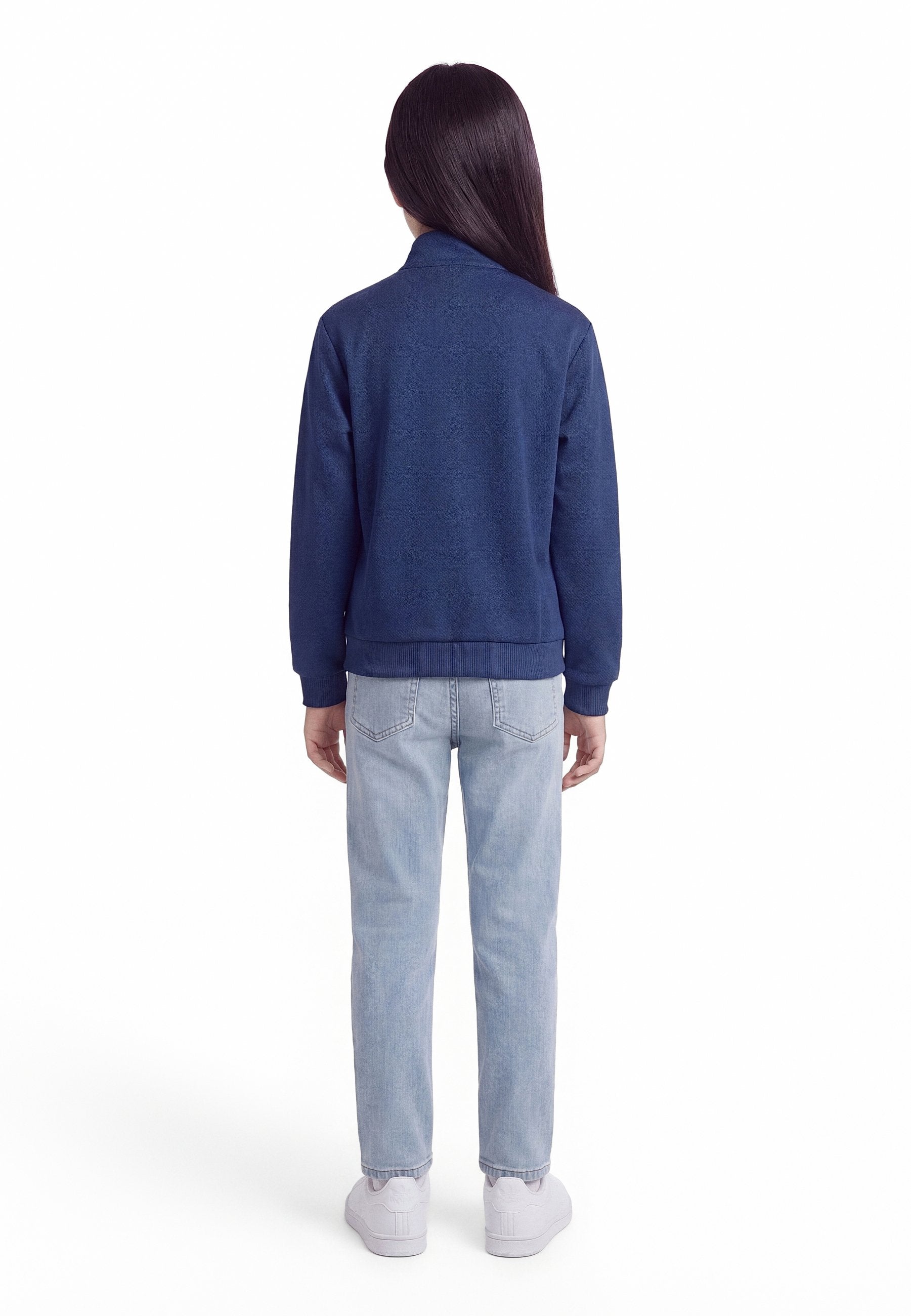 FIREBIRD JUNIOR UNISEX - Zip-up sweatshirt - night indigo/better scarlet/white