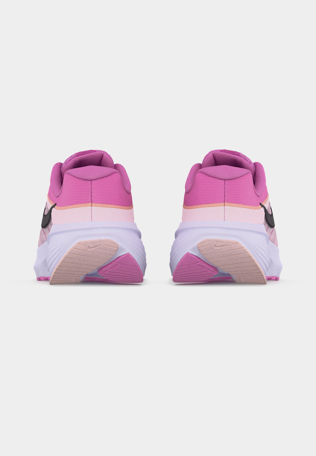 DOWNSHIFTER - Chaussures de running sur route - magenta clair/noir/noir cassé/blanc/rose perle/orange vif