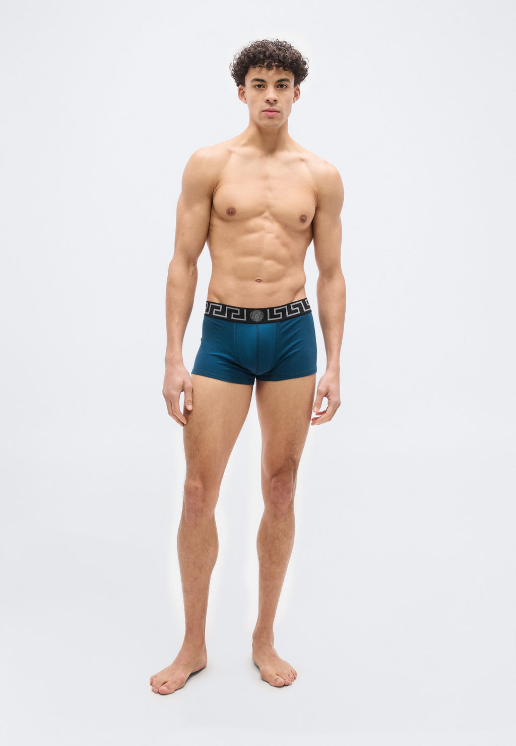UNDERPANTS LOW RISE TRUNK - Trunks - petrol blue/nero/silver-coloured