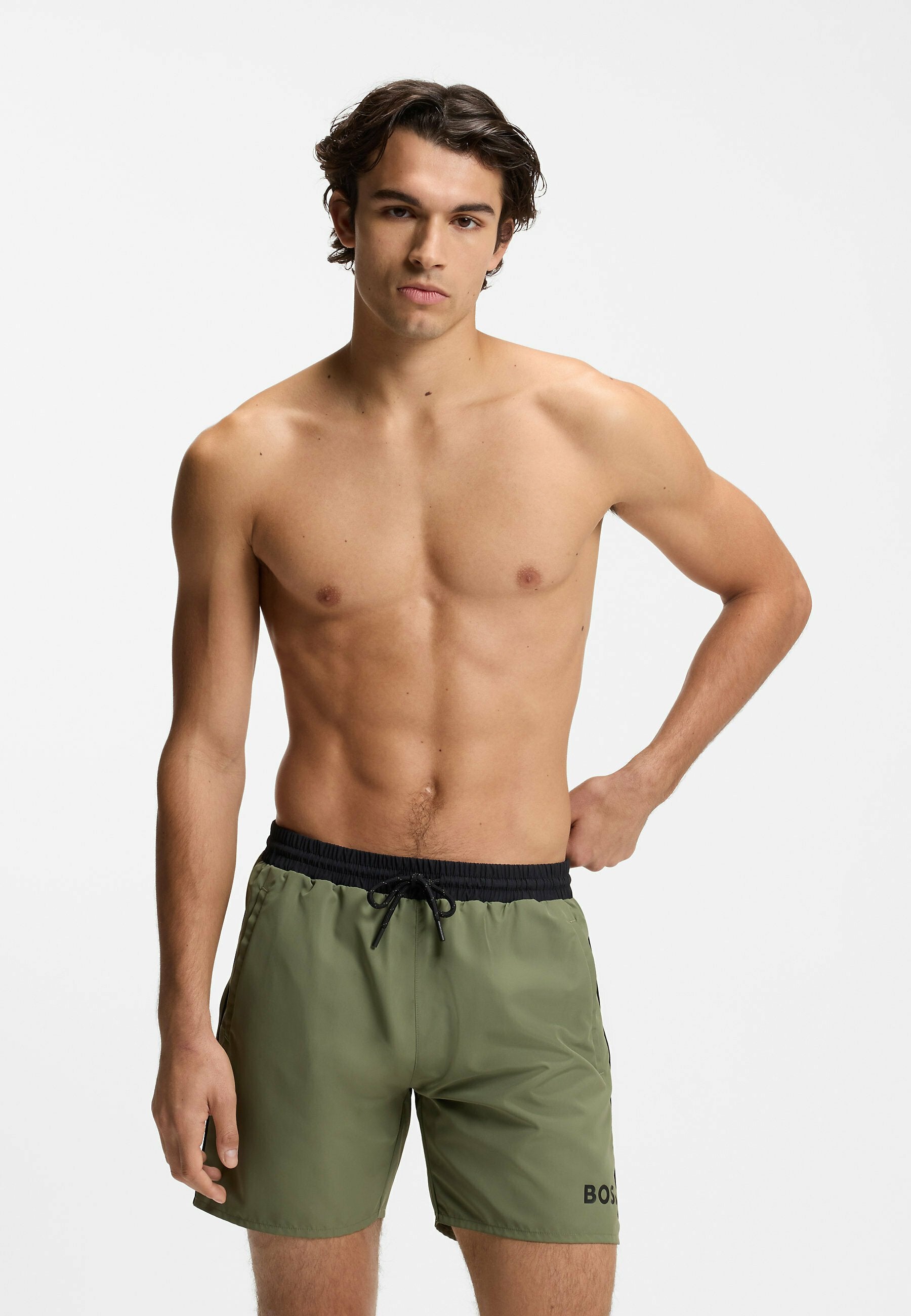 STARFISH - Swimming shorts - open green ten