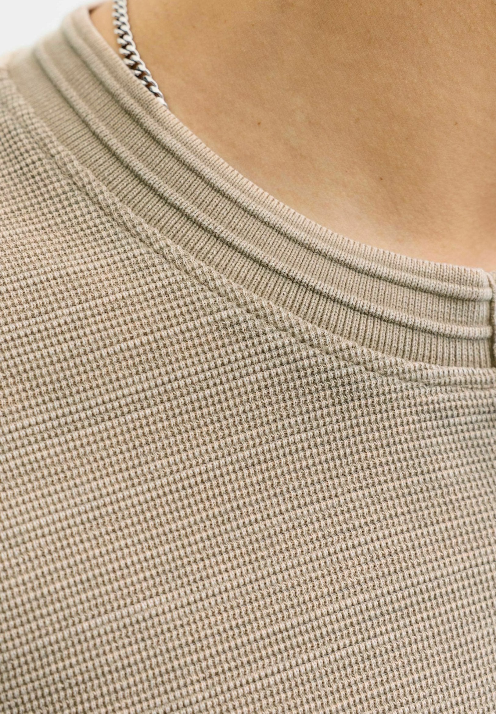Plain - Basic T-shirt - humus