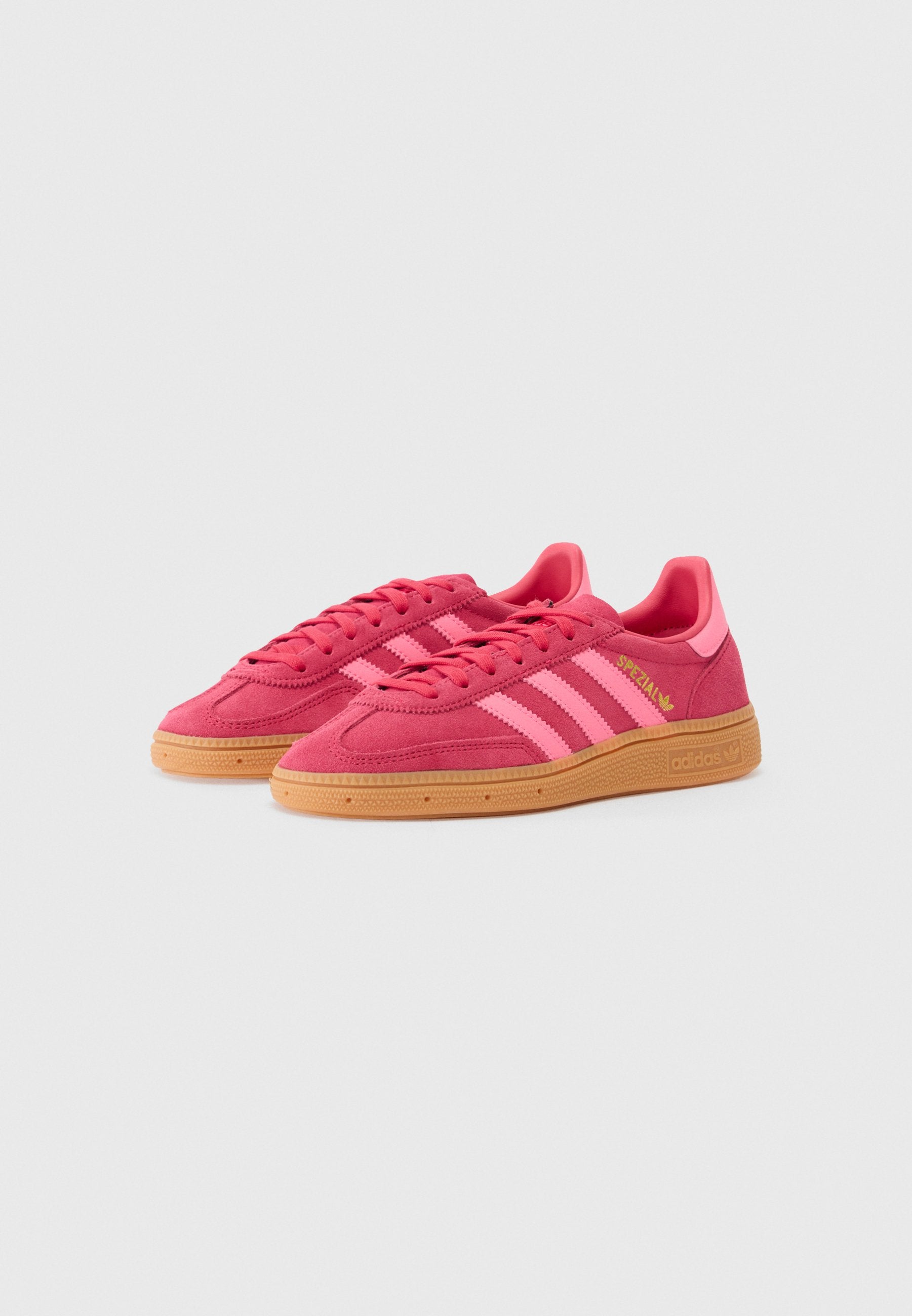 HANDBALL SPEZIAL J - Baskets - rouge rubis/rose vif/gomme