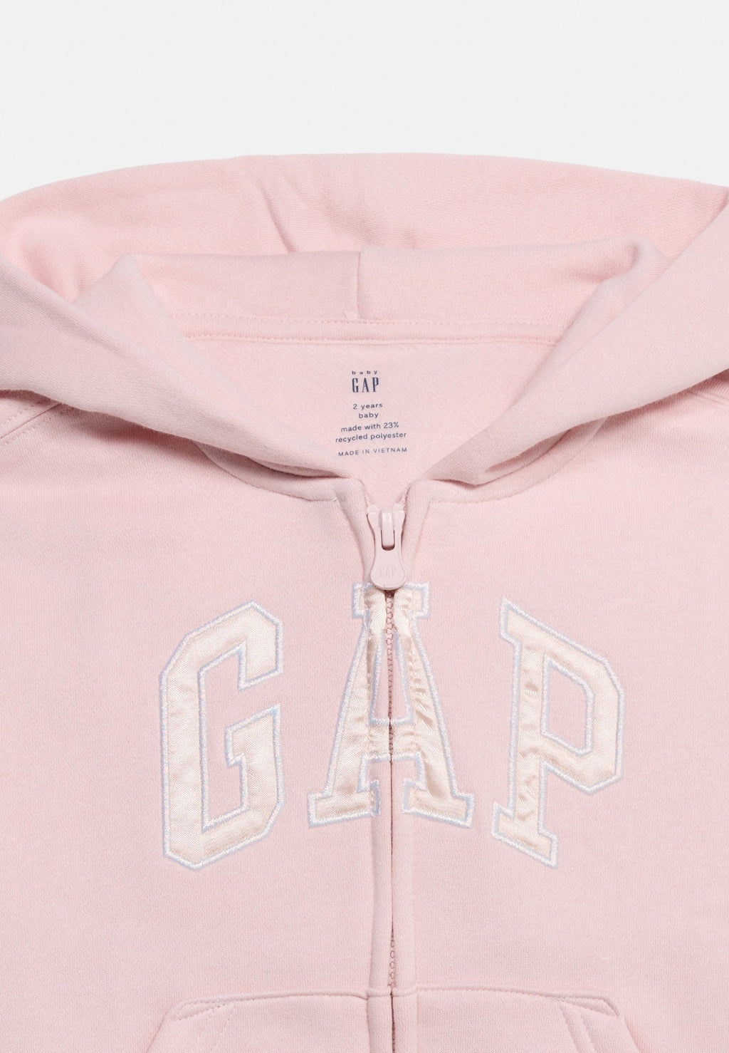 LOGO - Zip-up sweatshirt - misty rose