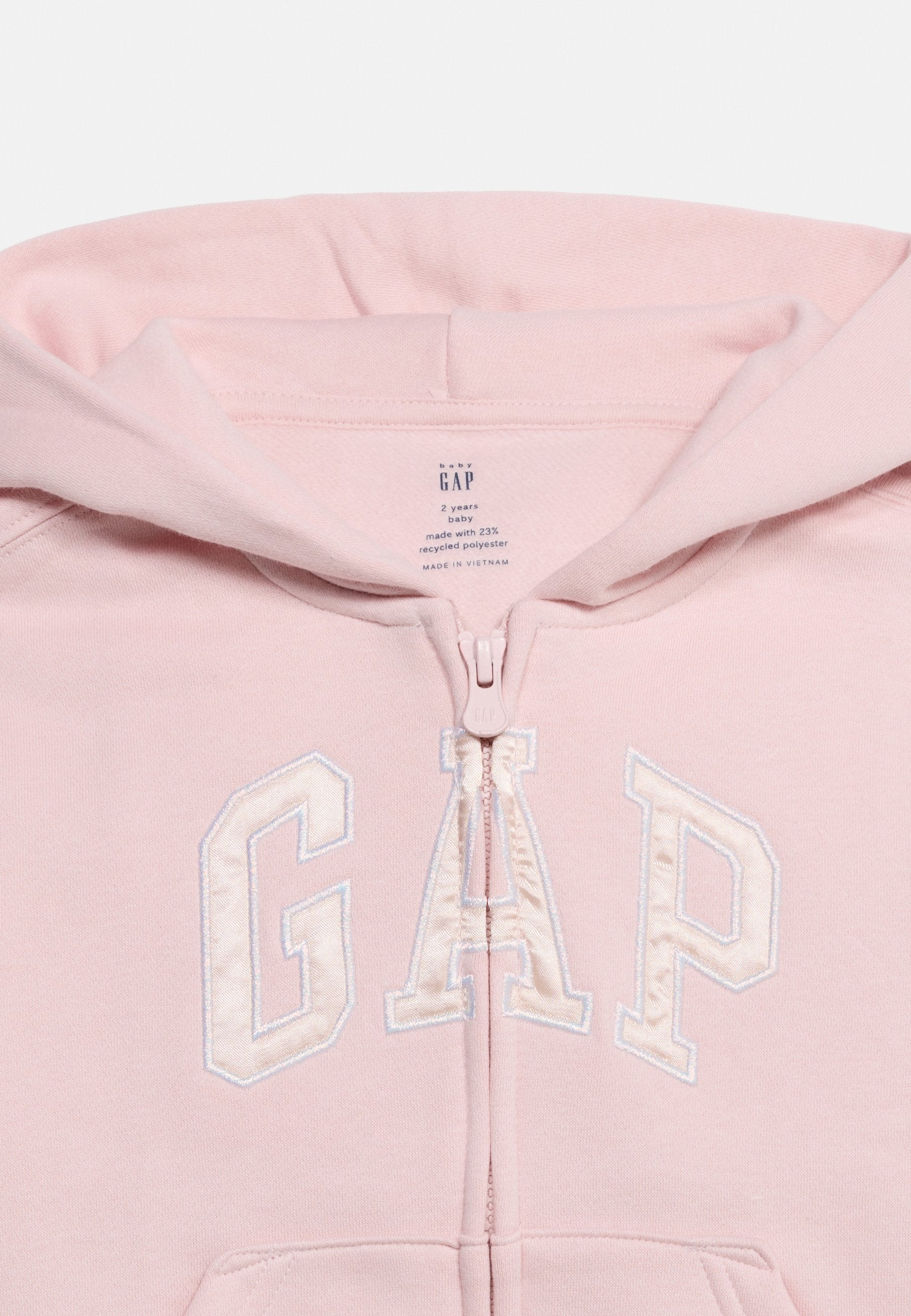 LOGO - Zip-up sweatshirt - misty rose
