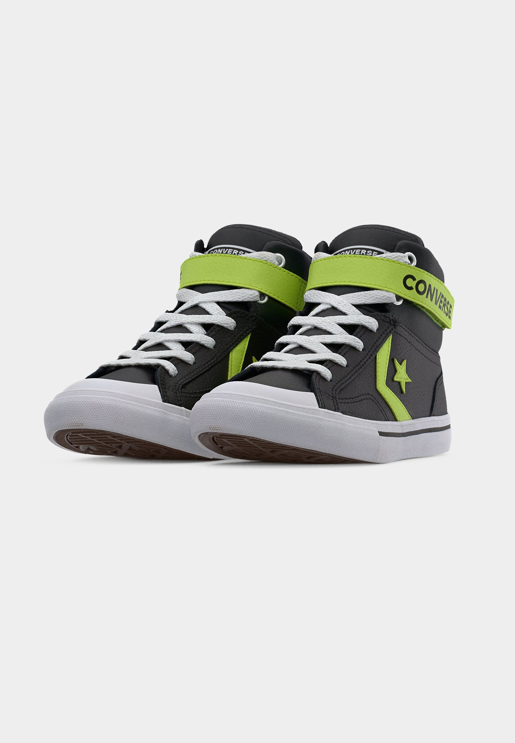 PRO BLAZE STRAP UNISEX - High-top trainers - black/neon mantis/white