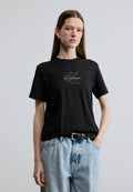 MONOLOGO TEE - Print T-shirt - black
