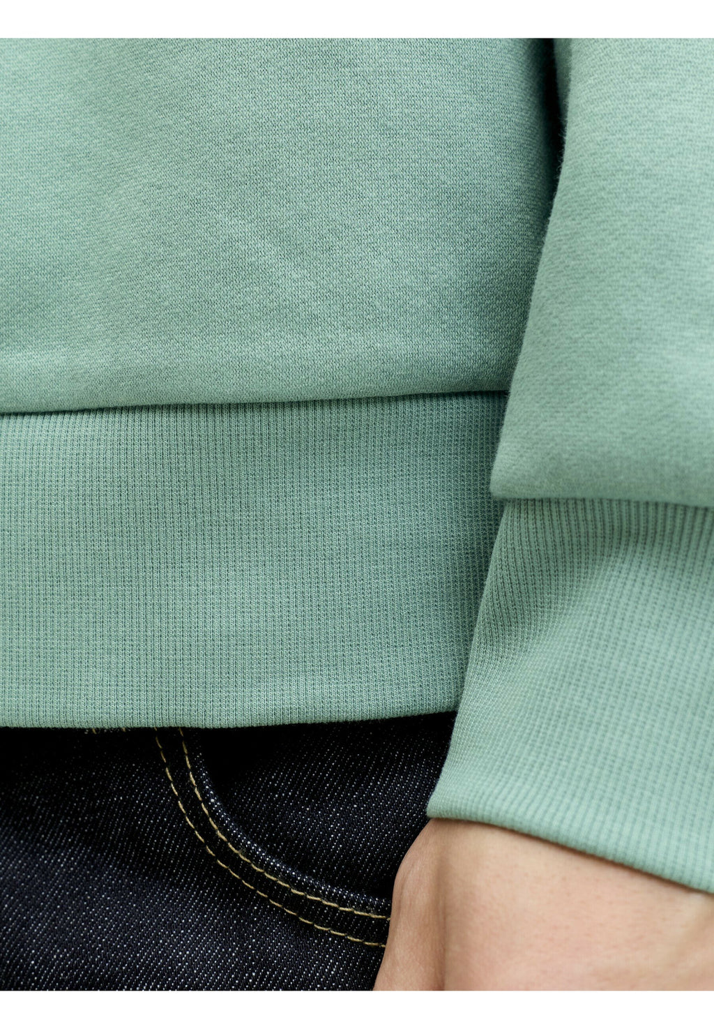 Logo - Hoodie - mineral blue
