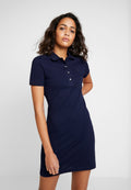 POLO DRESS - Day dress - navy blue
