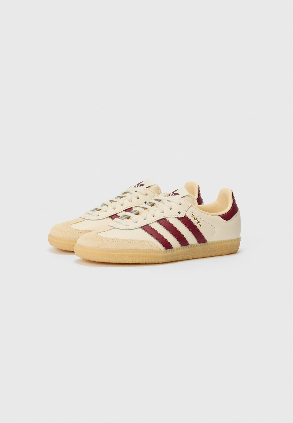 SAMBA OG UNISEX - Spor Ayakkabı - beyaz/gölge kırmızı/gum