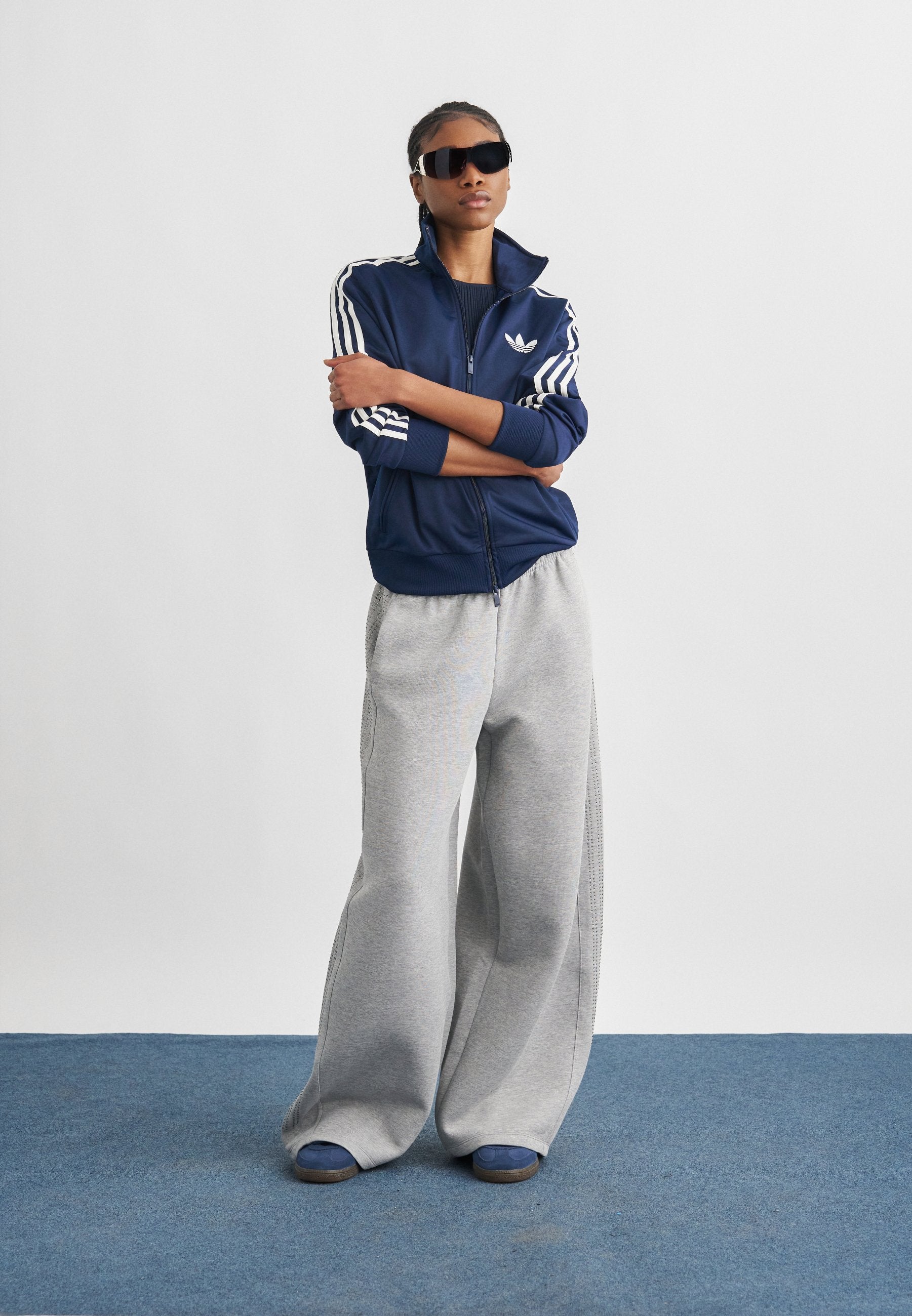 Tracksuit bottoms - medium grey heather
