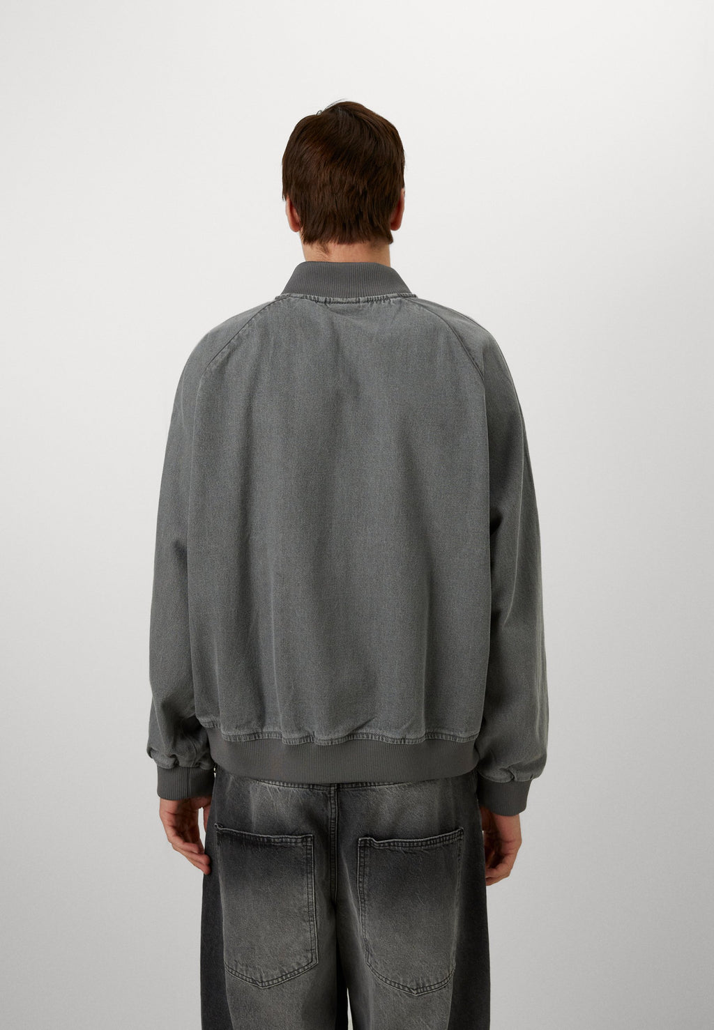 ADICOLOR LOOSE DENIM - Veste en jean - gris