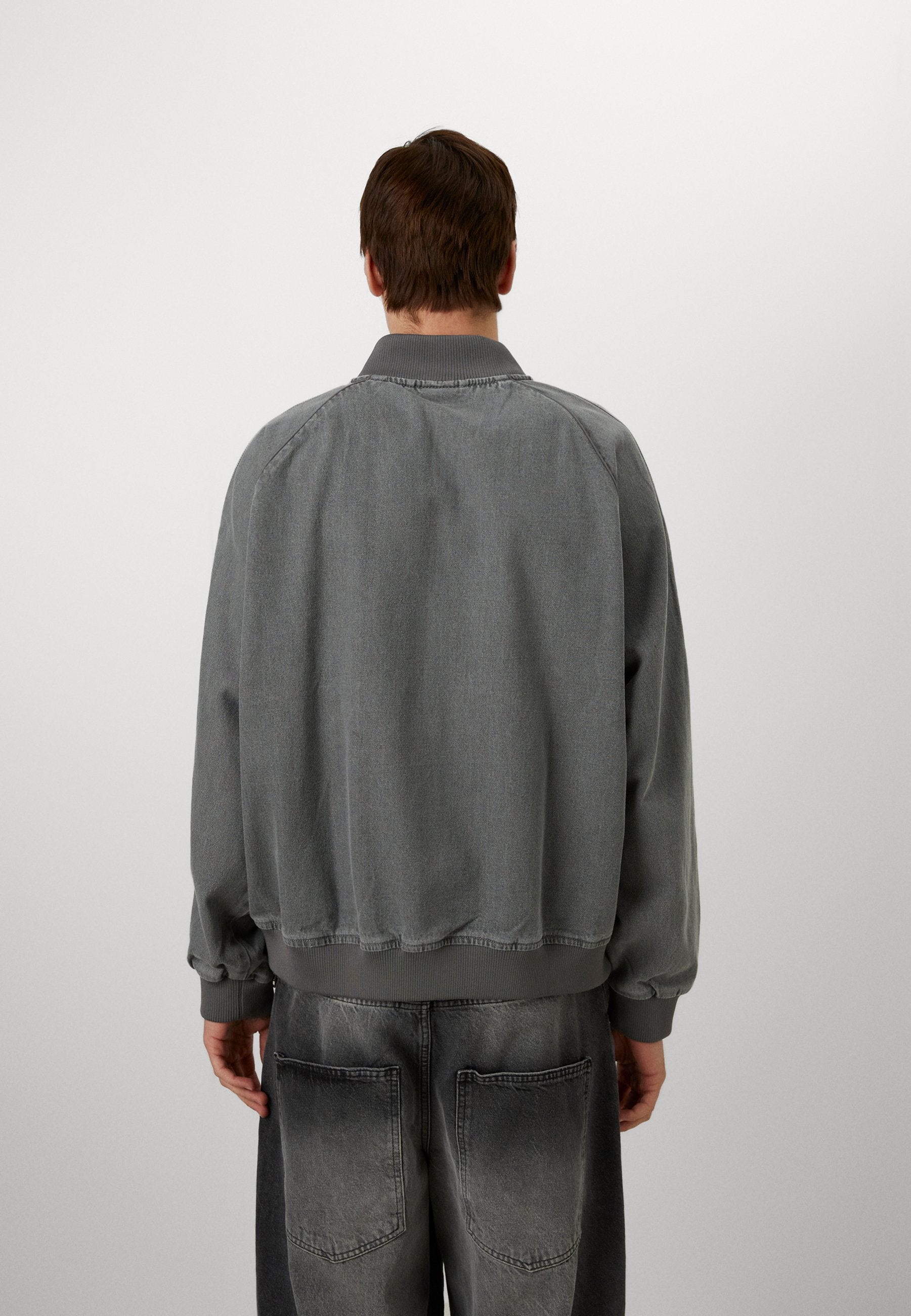 ADICOLOR LOOSE DENIM - Veste en jean - gris
