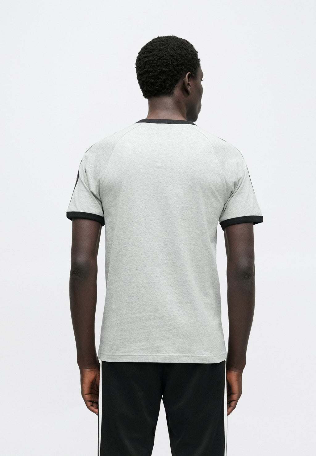 3S TEE - Print T-shirt - medium grey heather