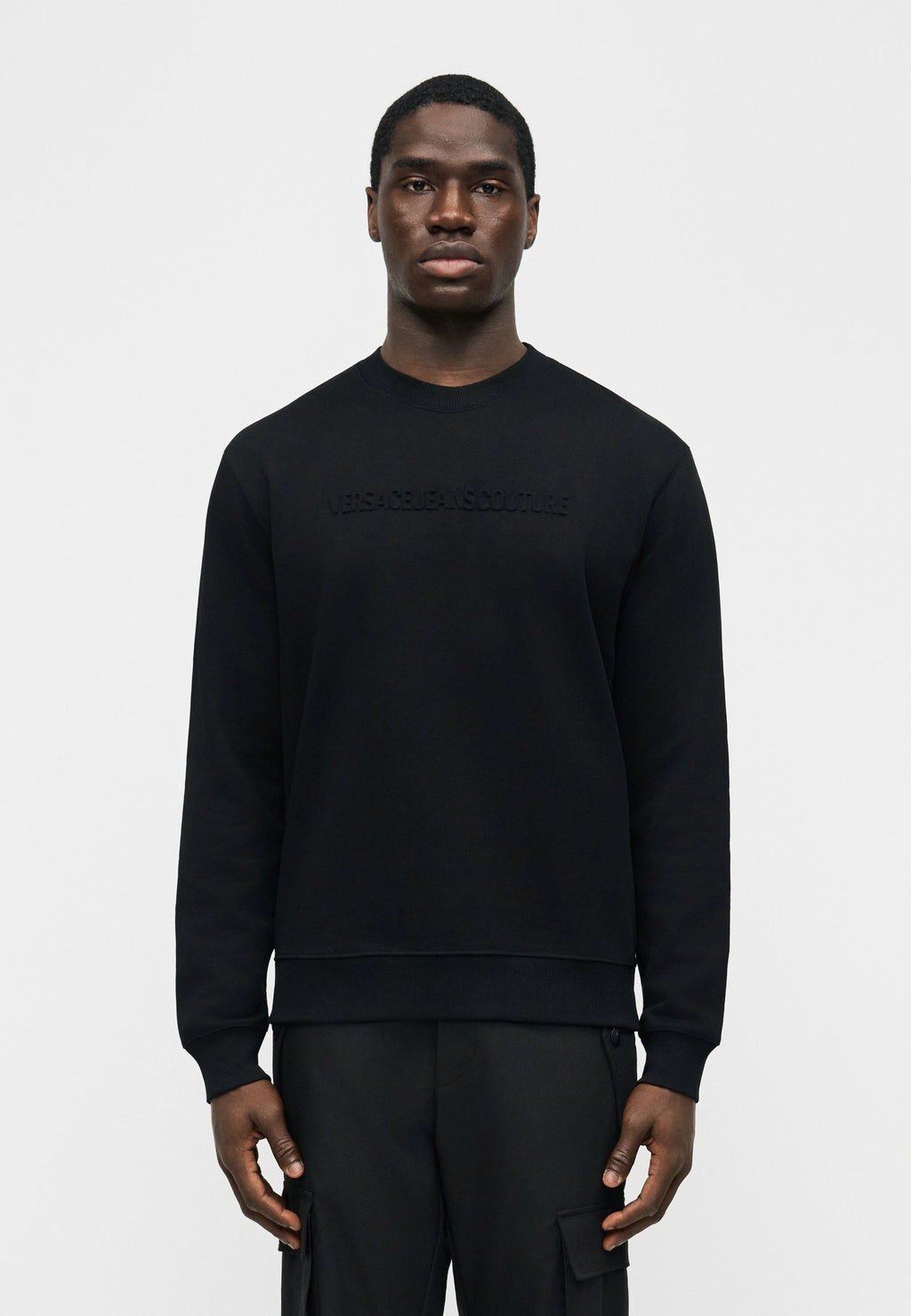 EMBOSSED - Sweatshirt - black