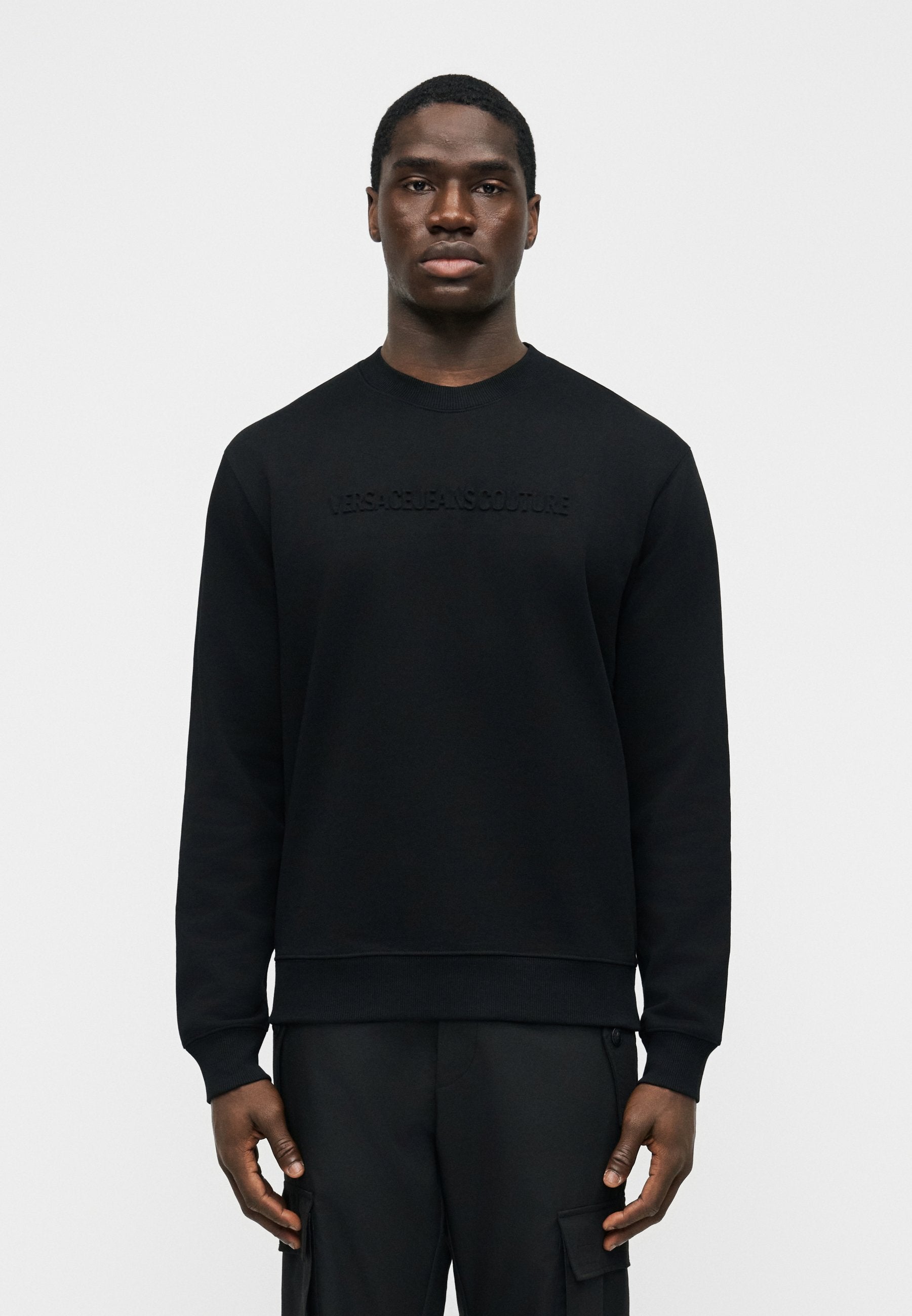 EMBOSSED - Sweatshirt - black