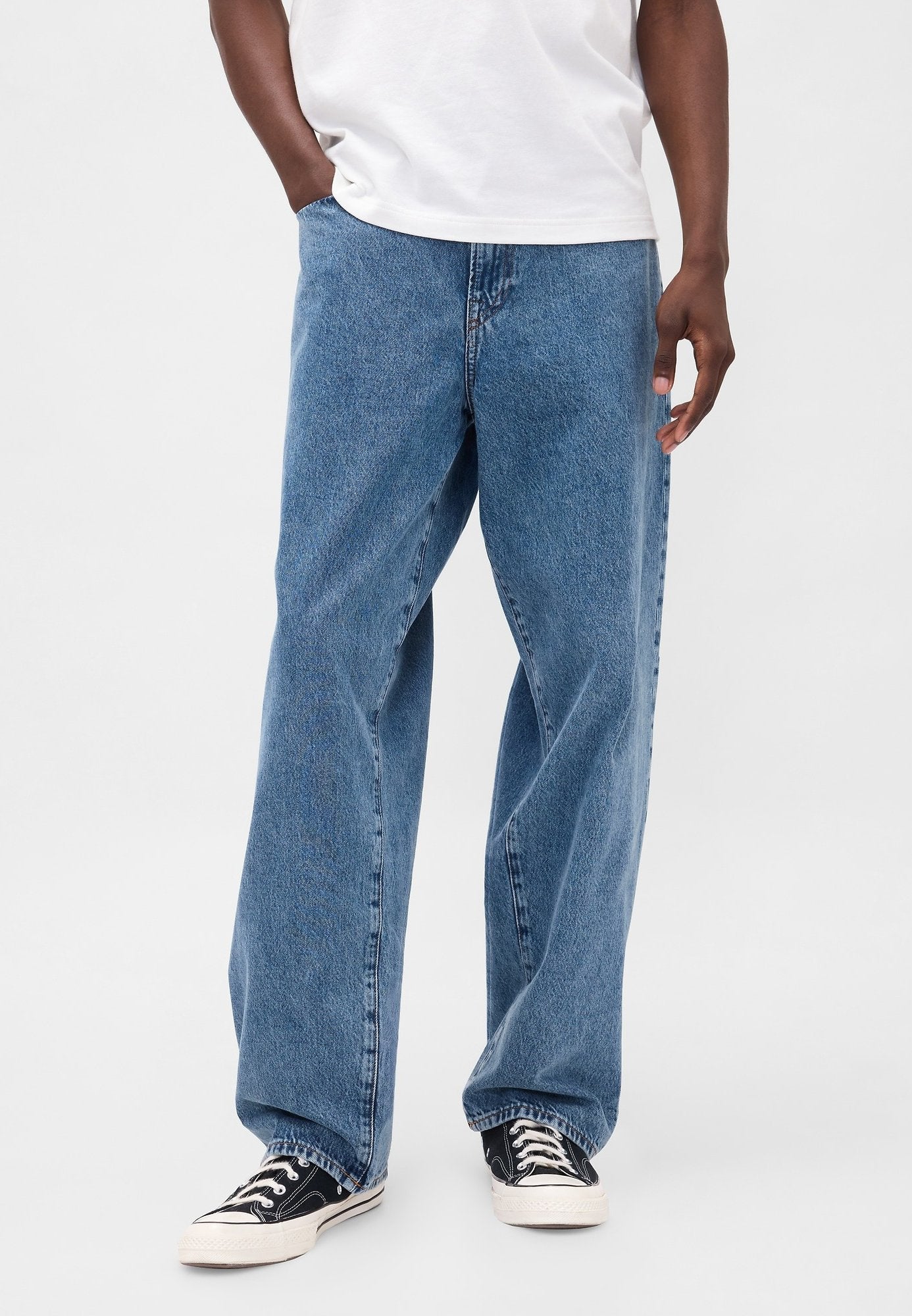 BAGGY UNISEX - Loose Jeans - medium wash