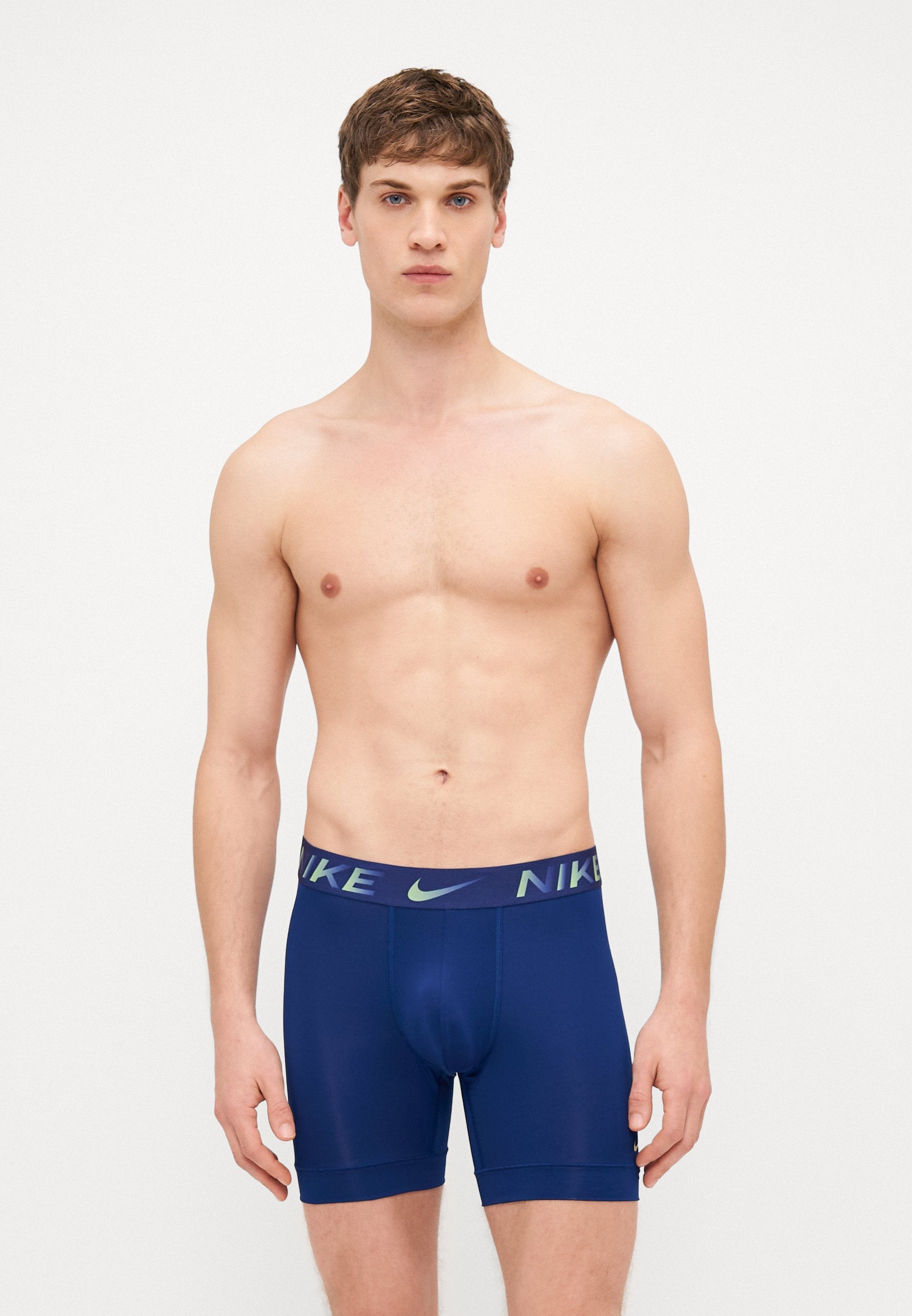 BRIEF 3 PACK - Boxer briefs - dark blue/neon yellow/light blue