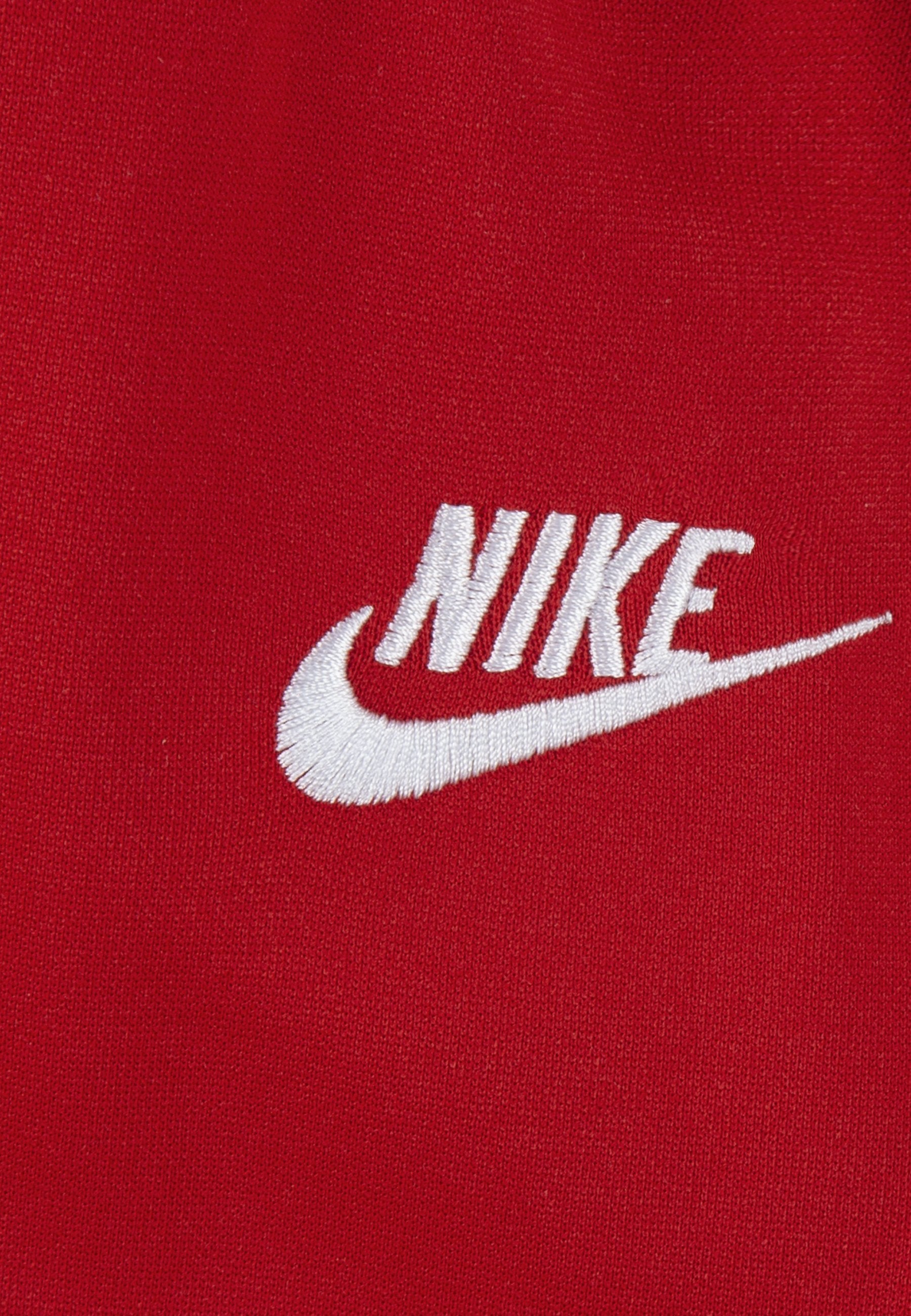 FERMUARLI LOGO ŞERİTLİ UNISEX - Fermuarlı sweatshirt - üniversite kırmızısı