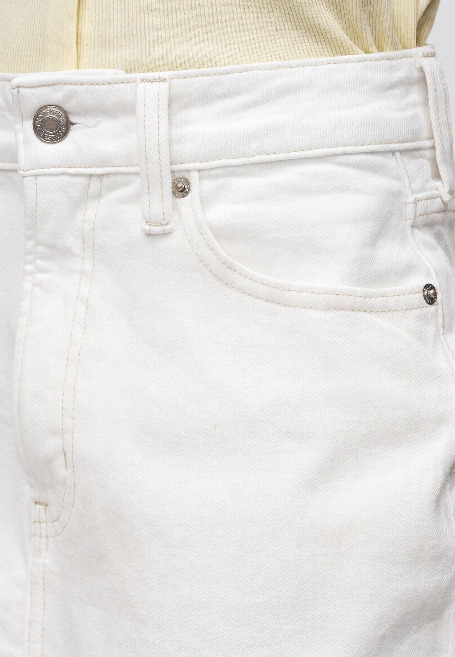 Denim skirt - fresh white