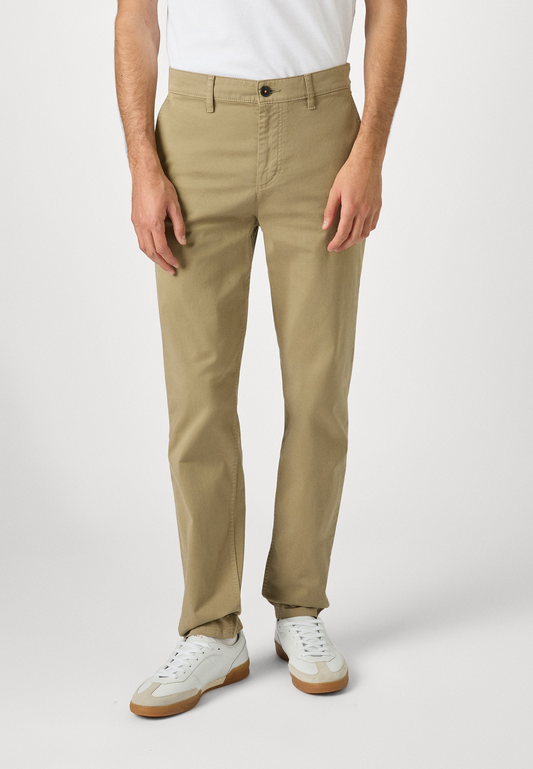 CHINO TAPERED - Chinos - light pastel brown