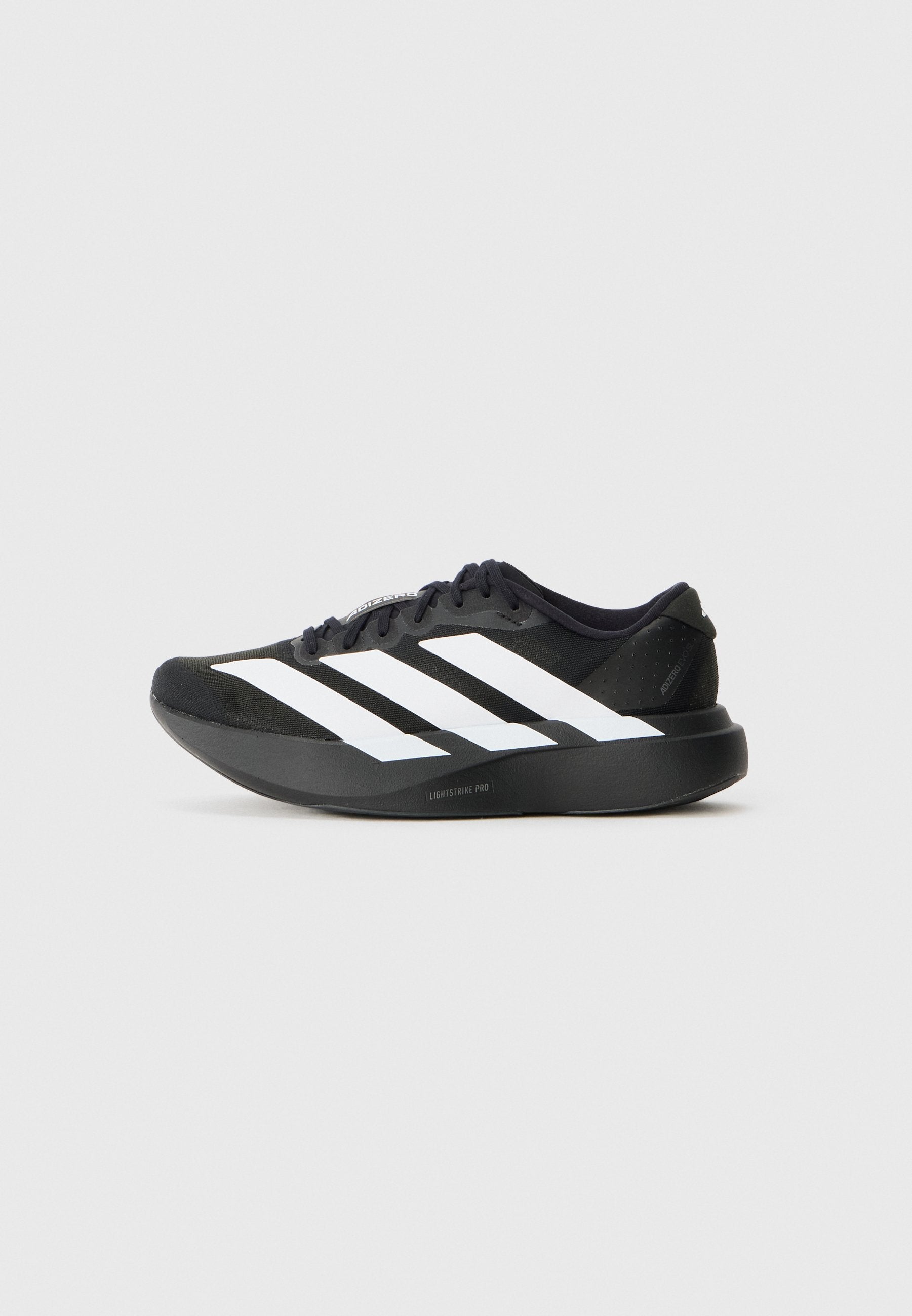 ADIZERO EVO SL J UNISEX - Road running shoes - core black/white/carbon
