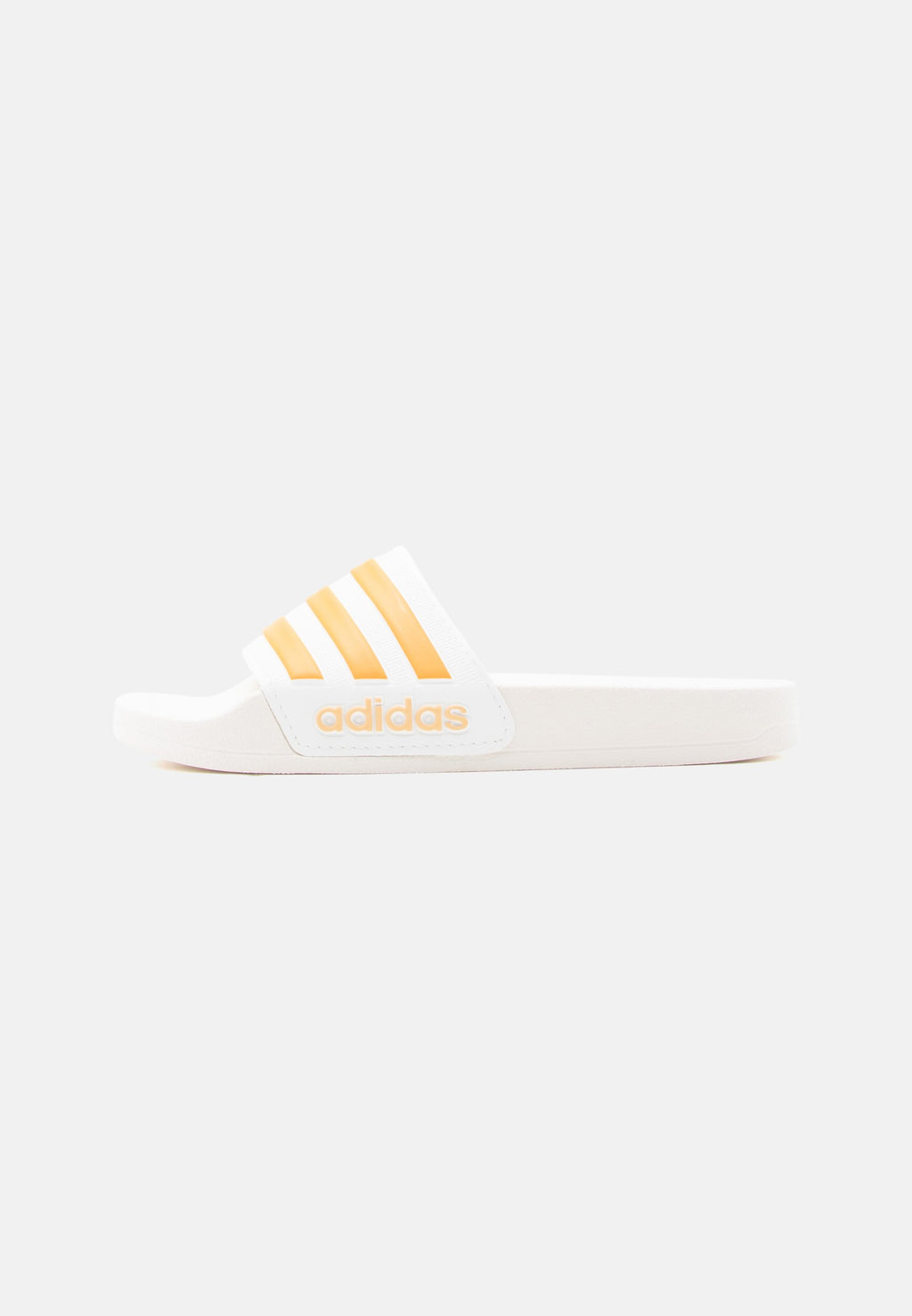 ADILETTE SHOWER UNISEX - Pool slides - off white/pure tangerine/semi ice tangerine