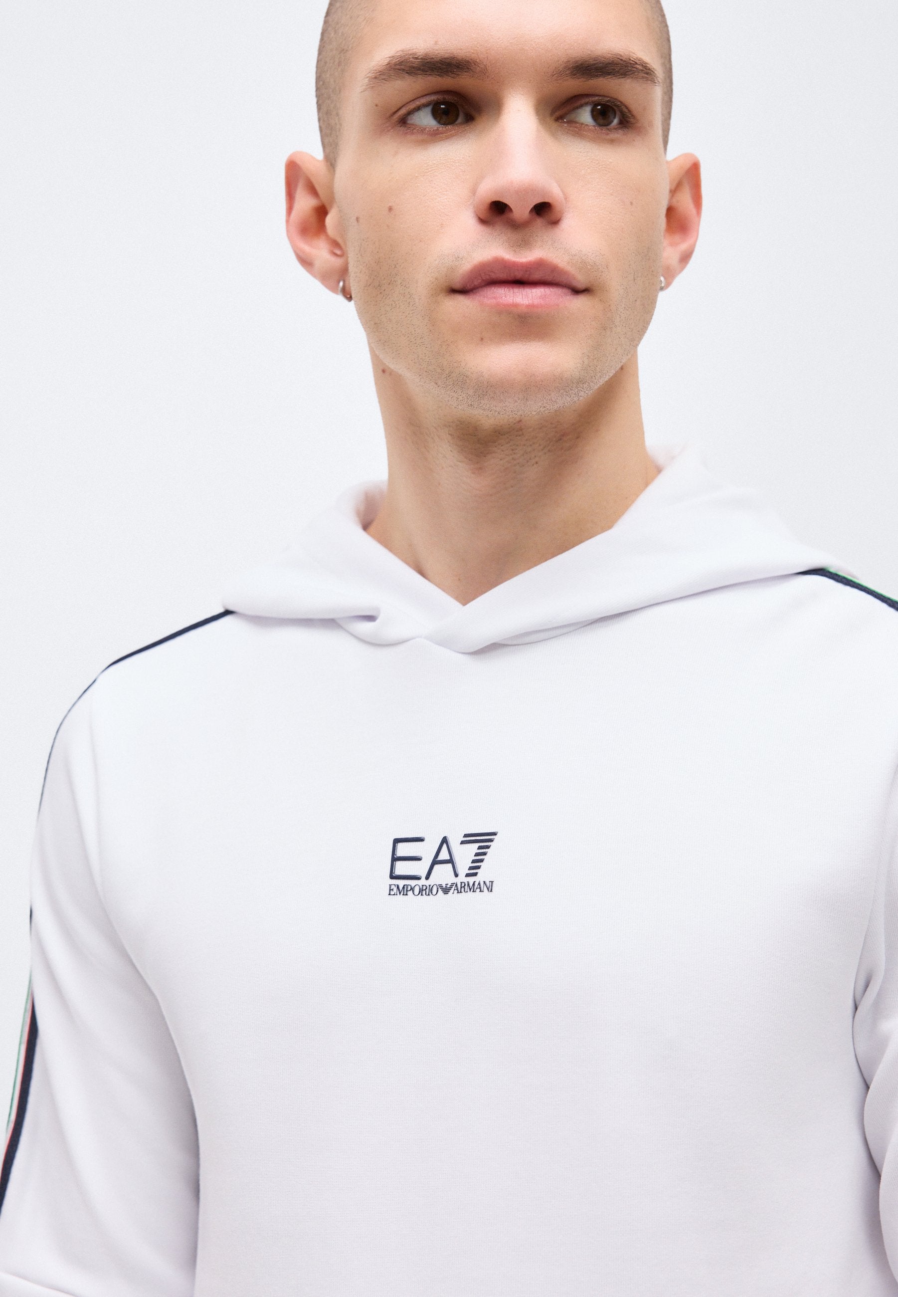 SWEAT À CAPUCHE ITALIAN SPIRIT OVERSIZE - Vêtement équipe nationale - blanc