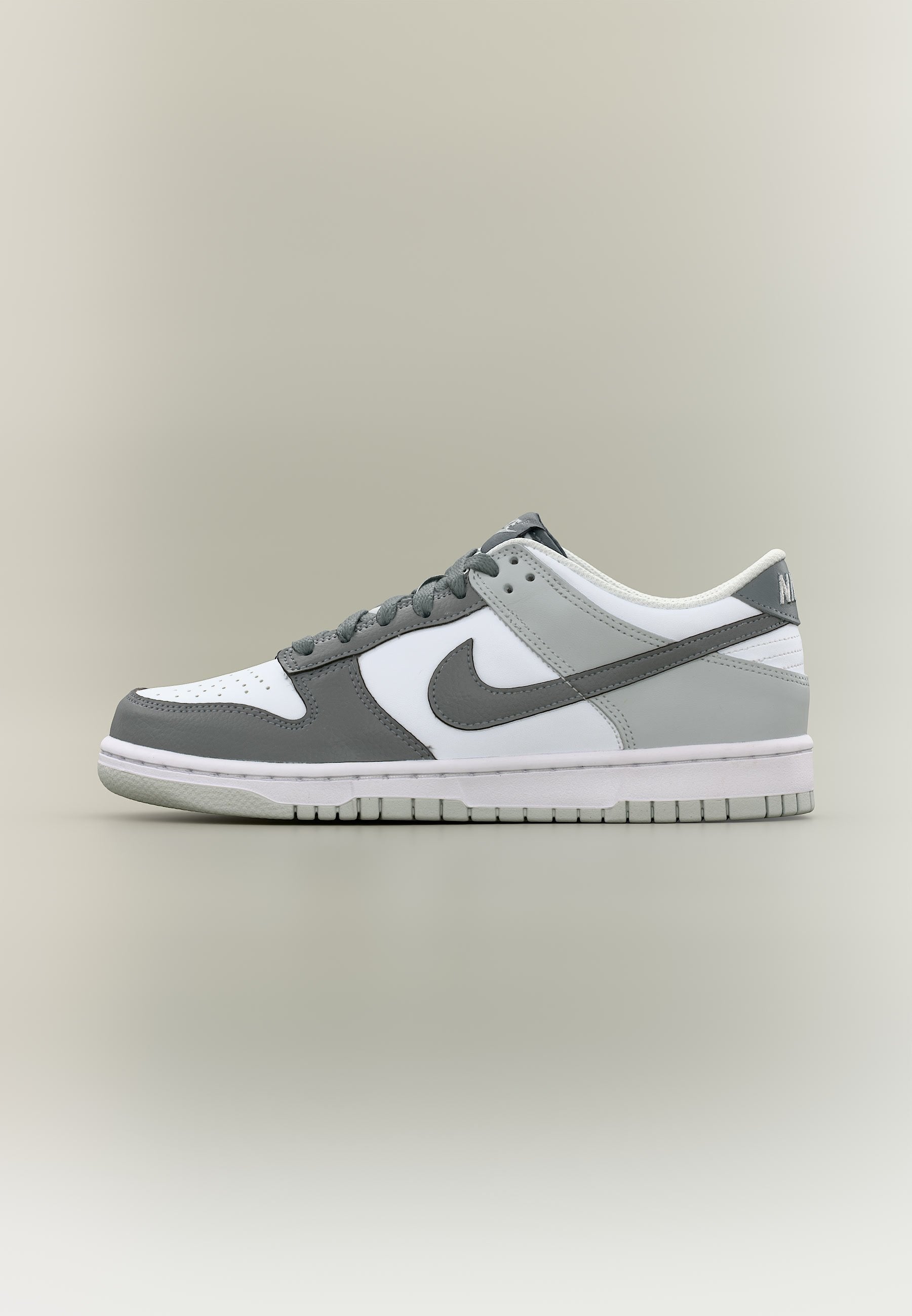 DUNK UNISEX - Spor Ayakkabı - beyaz/füme gri/gri sis