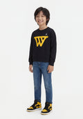 NBA GOLDEN STATE WARRIORS CREW UNISEX - Sweatshirt - black