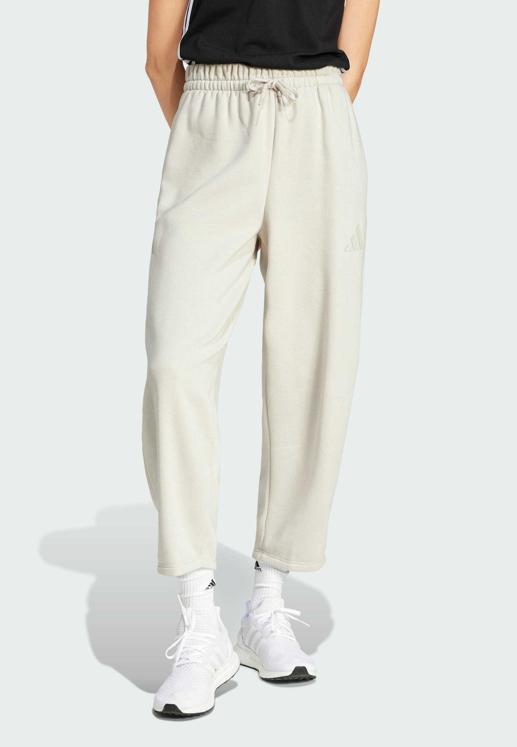 ESSENTIALS CONTEMPORARY FLEECE BARREL LOOSE - Bas de survêtement - alumina