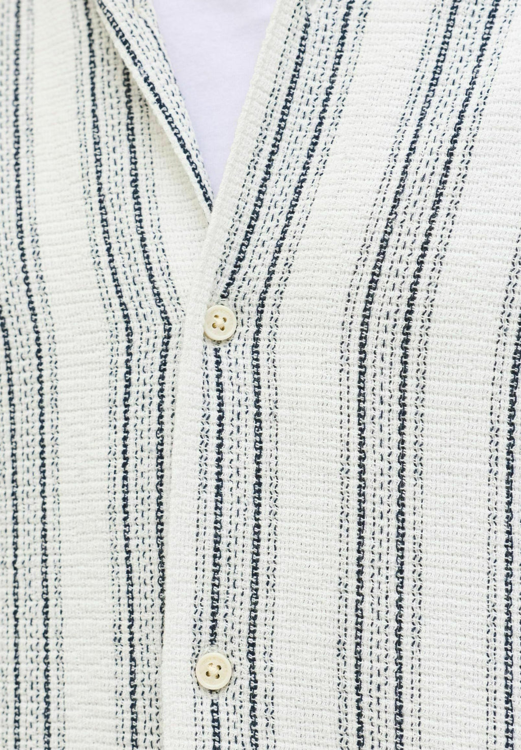 JORCOBA STRIPE RESORT SHIRT SS SN - Chemise - cloud dancer