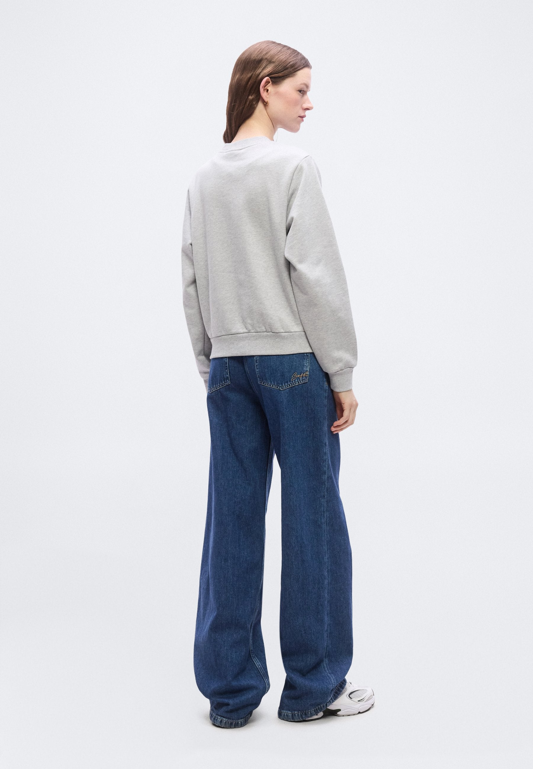 Sweatshirt - silver-coloured chine