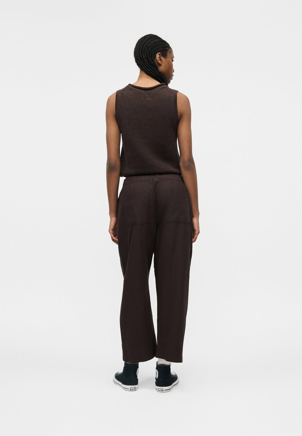 BARREL - Trousers - terra brown
