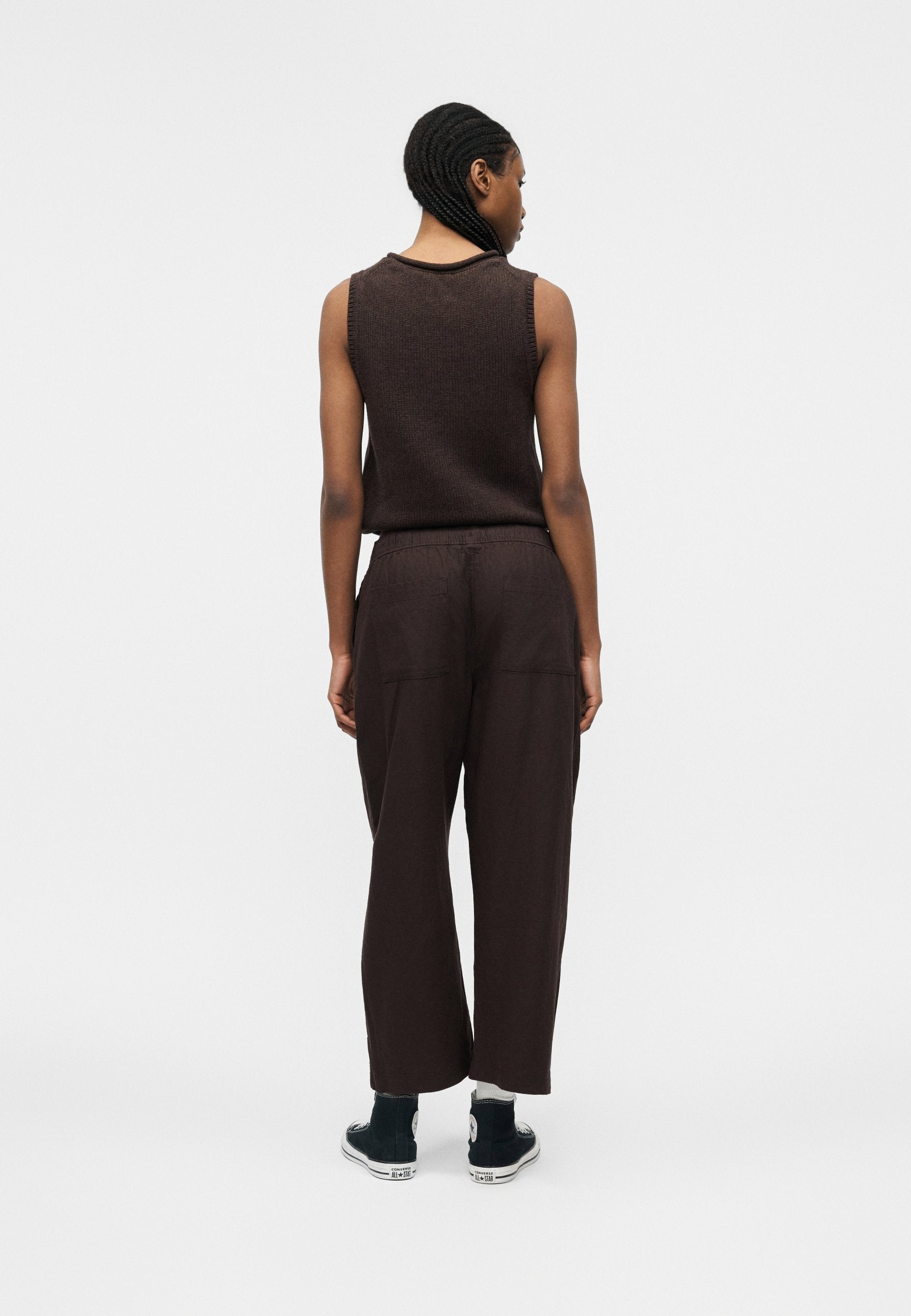 BARREL - Trousers - terra brown