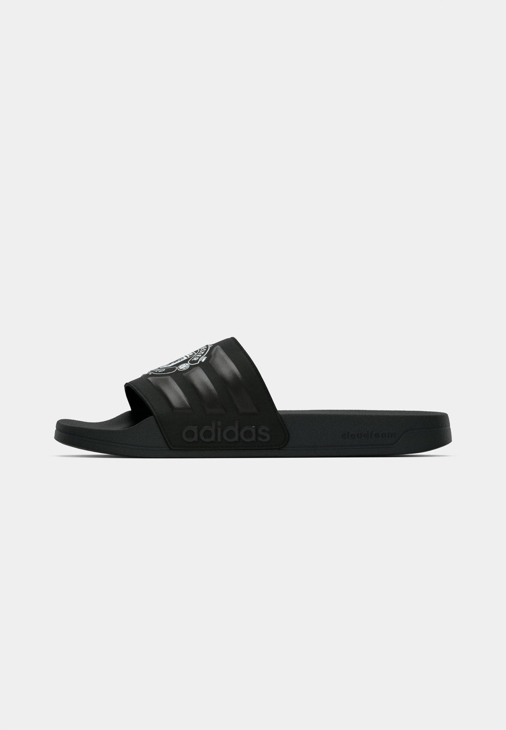 ADILETTE MANCHESTER UNITED UNISEX - Pool slides - core black