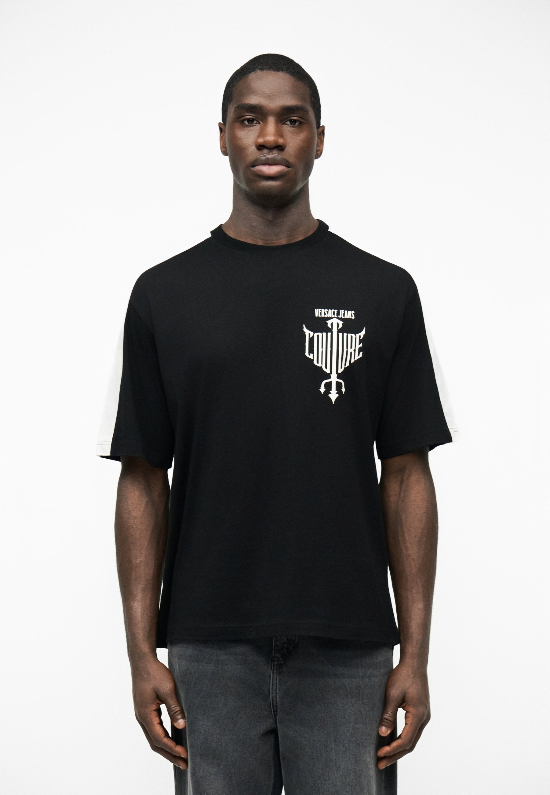 SIDE BAND UNISEX - Print T-shirt - black