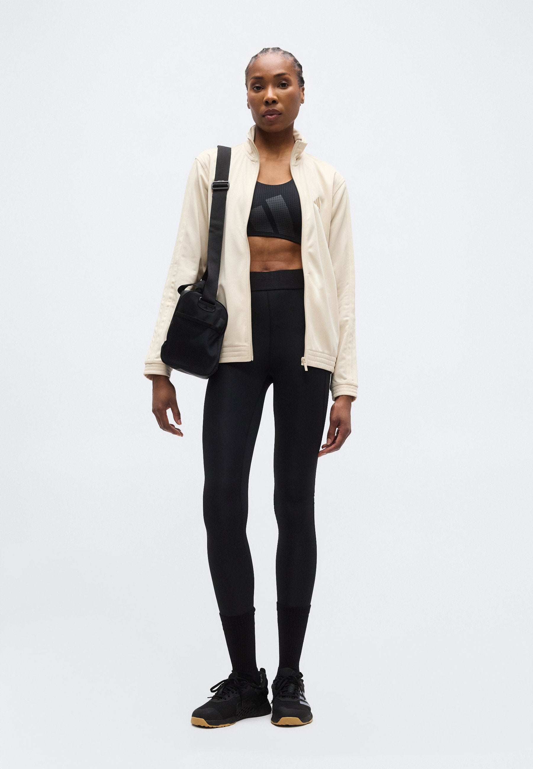ESSENTIALS TRICOT 3 STRIPES TRACKTOP - Training jacket - crystal
