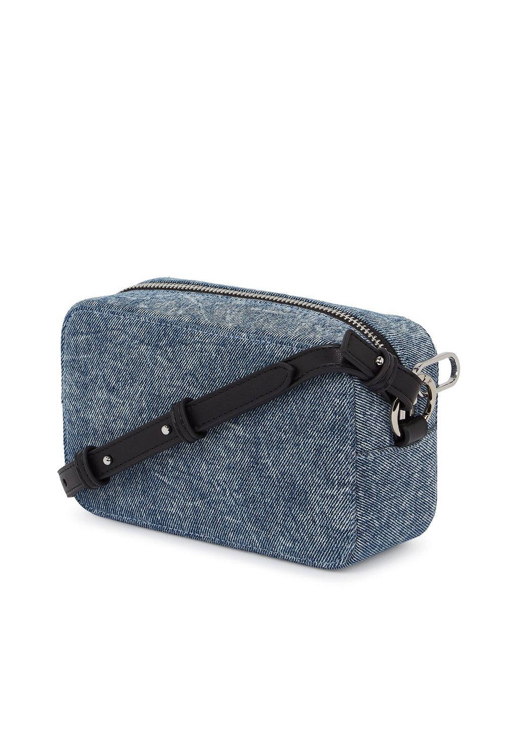 DENIM CHAIN - Cross body bag - washed medium blue